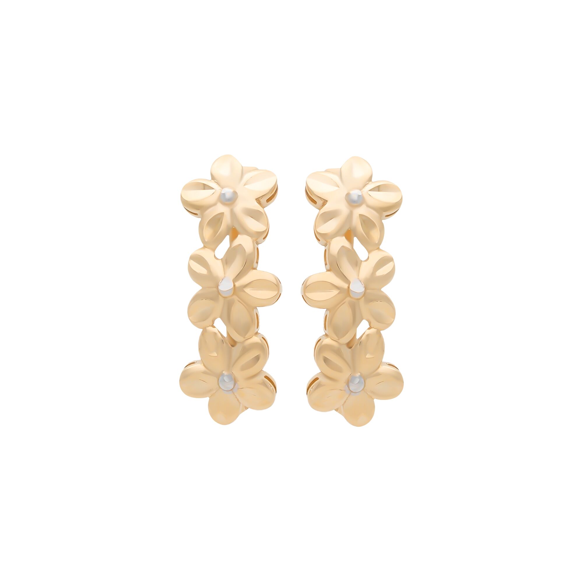 Серьги, золото, 585, 3.44г, 57911 | GoldMarket.kz
