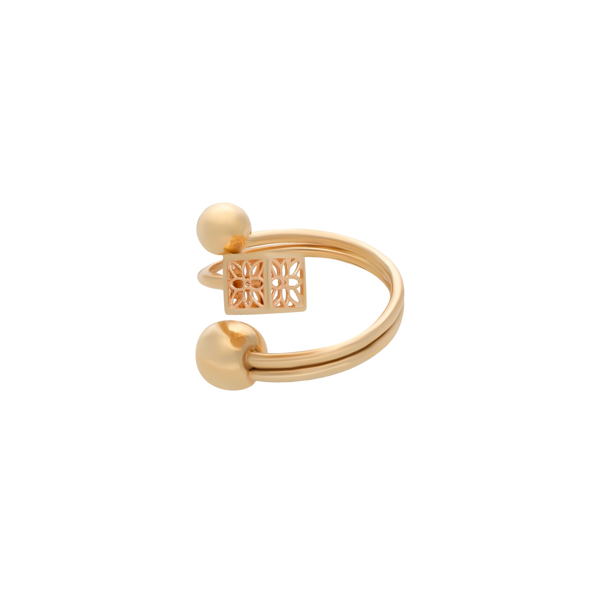 Кольцо, золото, 585, 3.38г, 57915, изображение 2 | GoldMarket.kz