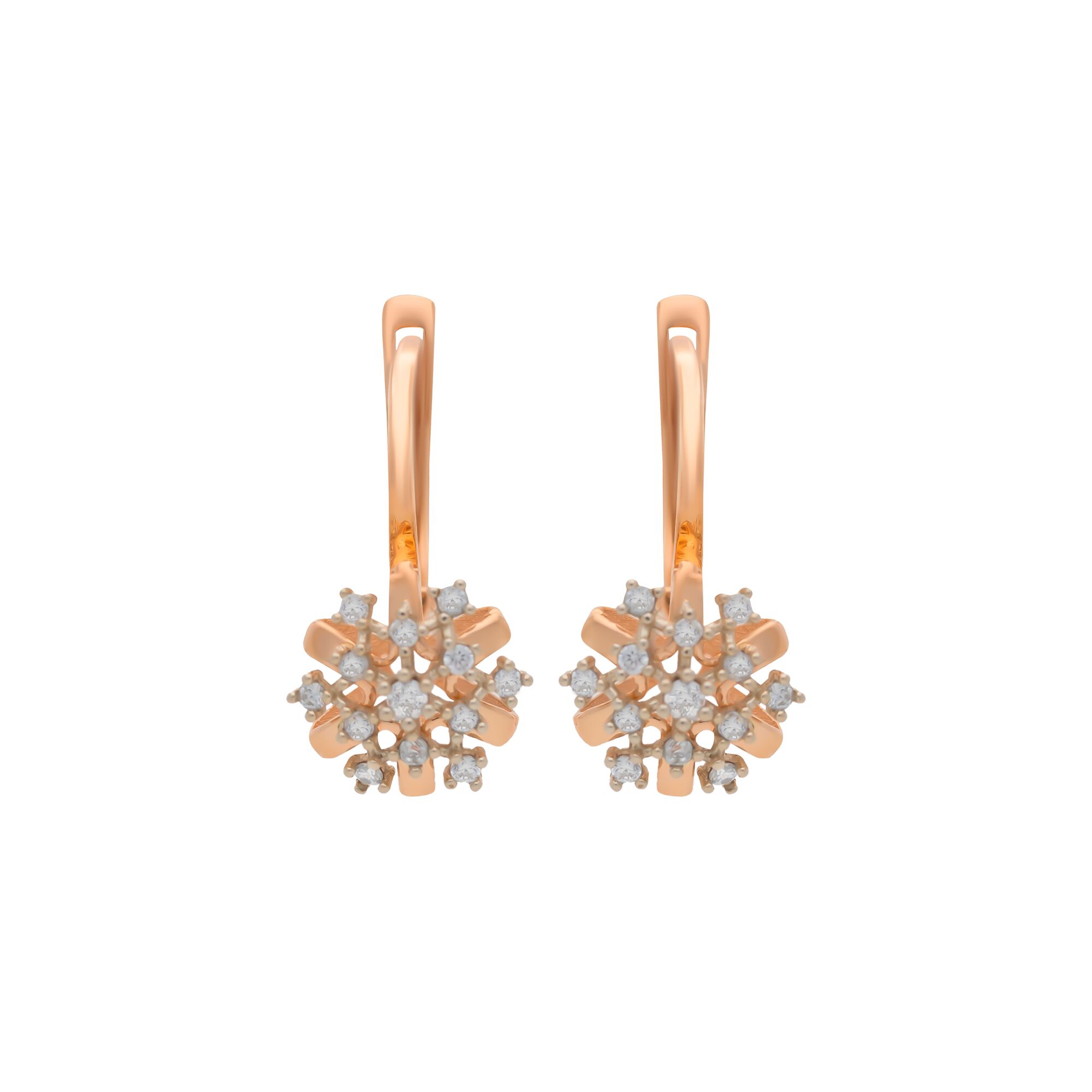 Серьги, золото, 585, 4.45г, 57921 | GoldMarket.kz