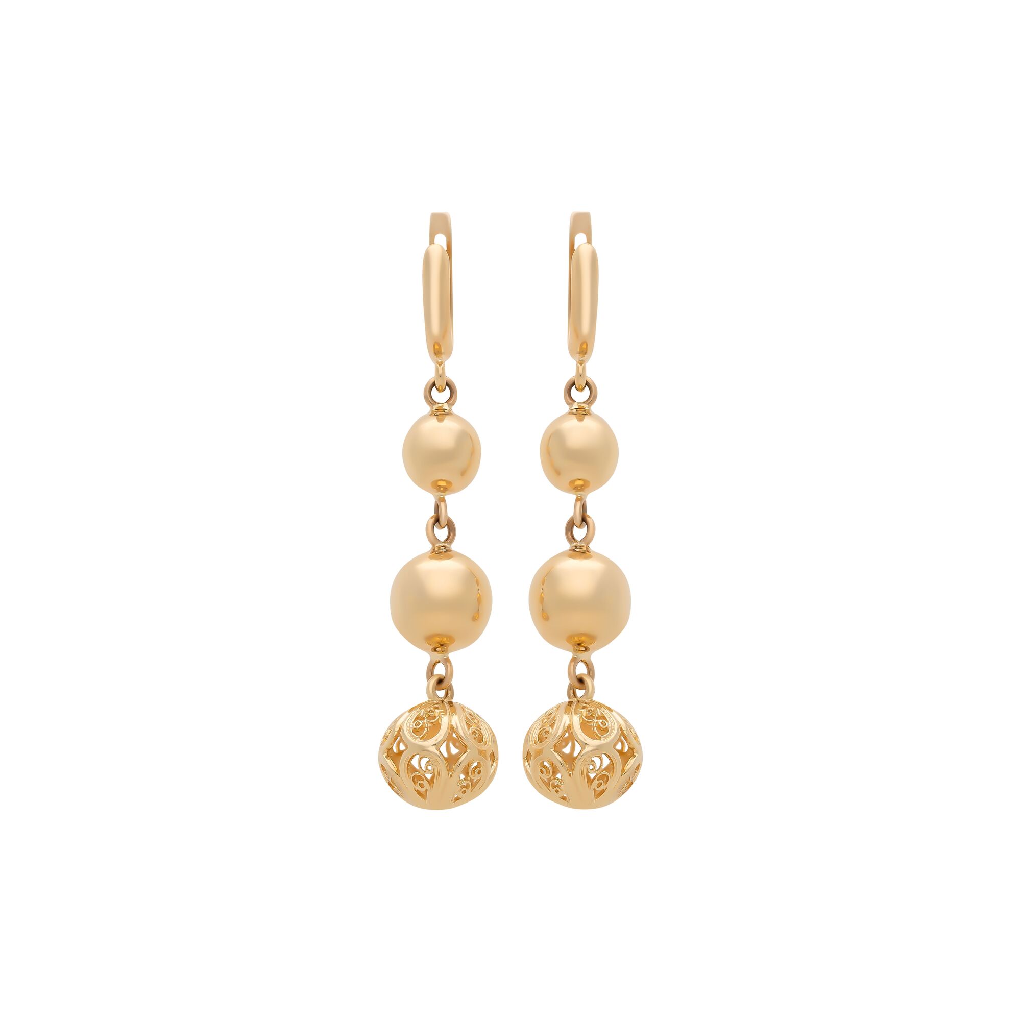 Серьги, золото, 585, 9.17г, 57947 | GoldMarket.kz