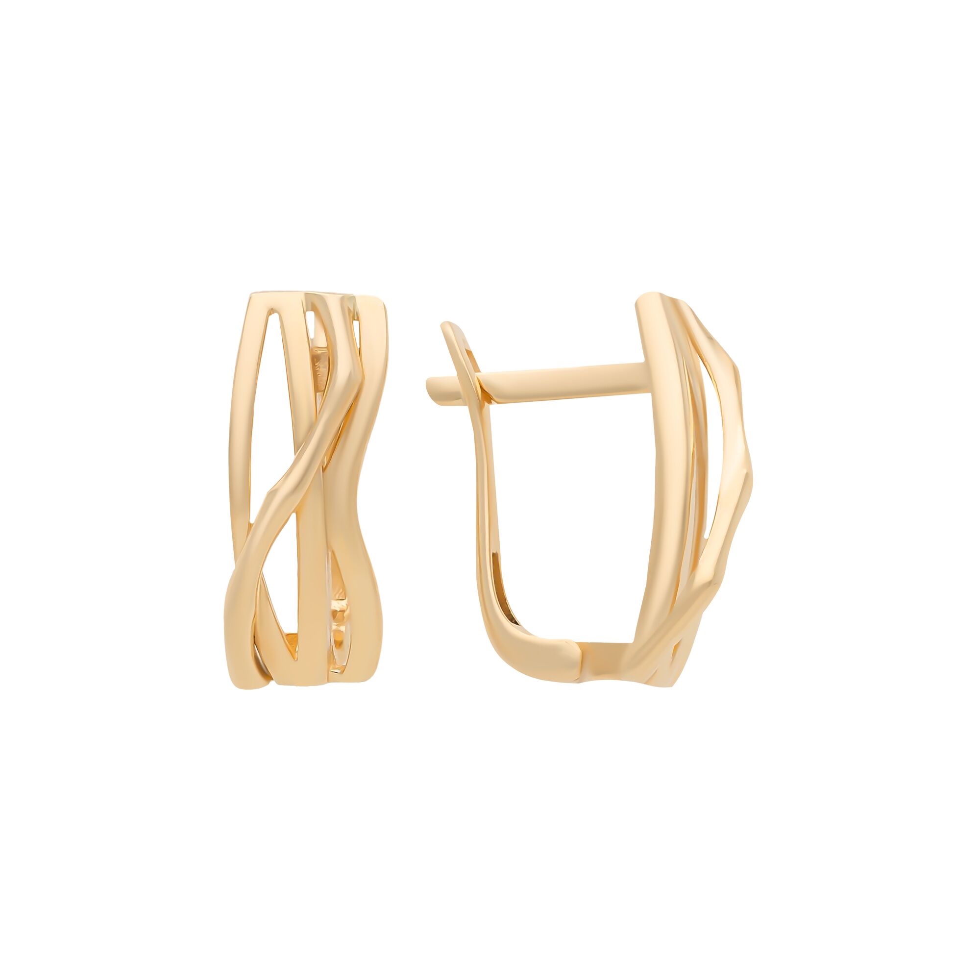 Серьги, золото, 585, 3.45г, 57959, изображение 2 | GoldMarket.kz