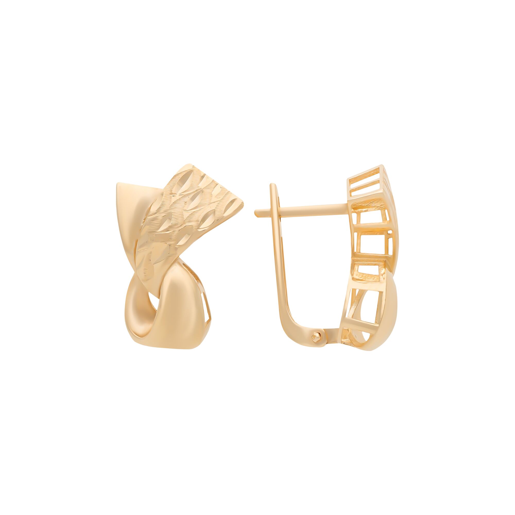 Серьги, золото, 585, 4.35г, 57972, изображение 2 | GoldMarket.kz