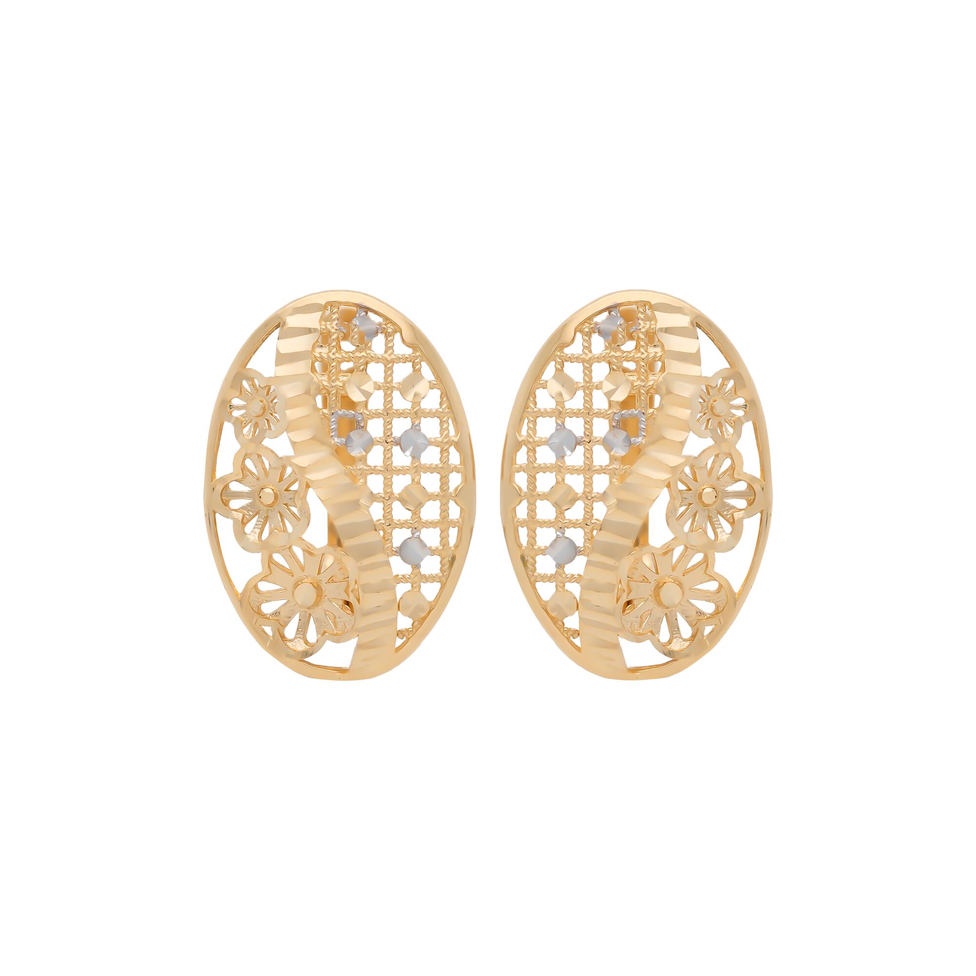 Серьги, золото, 585, 3.91г, 57987 | GoldMarket.kz