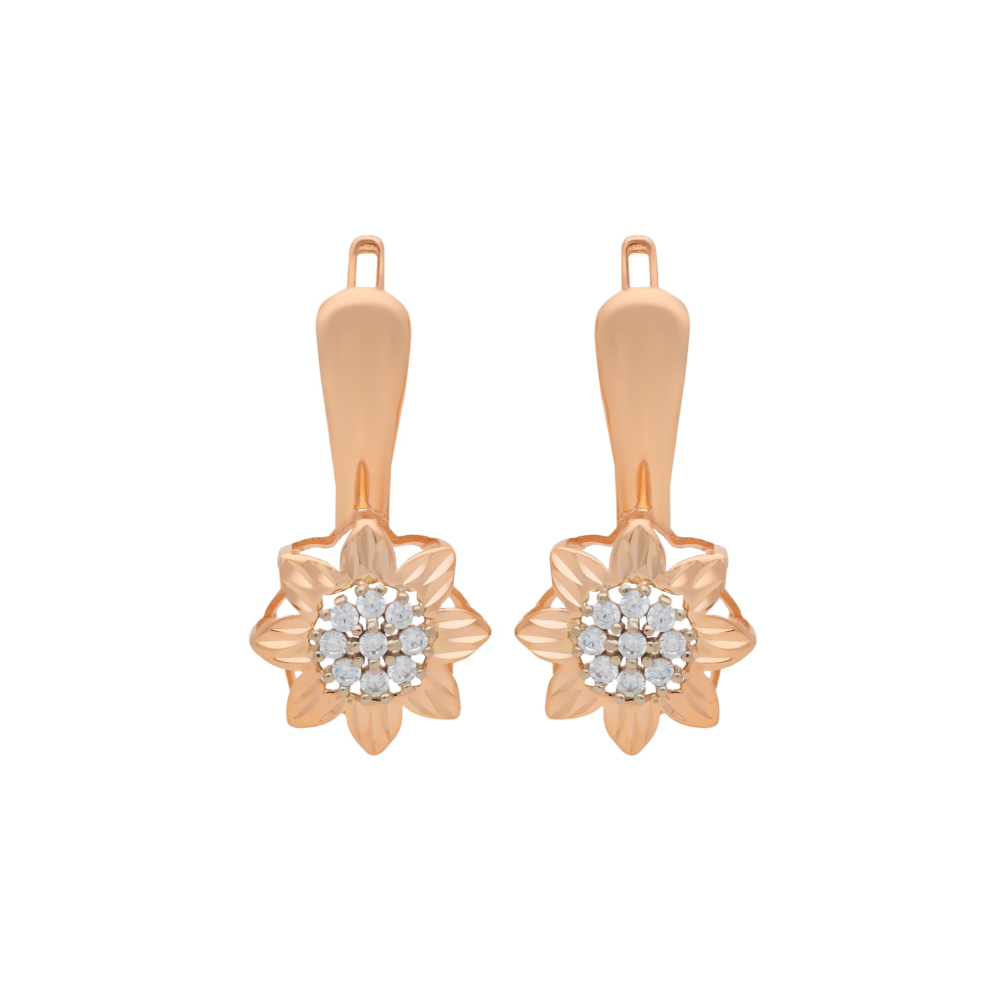 Серьги, золото, 585, 4.58г, 57989 | GoldMarket.kz