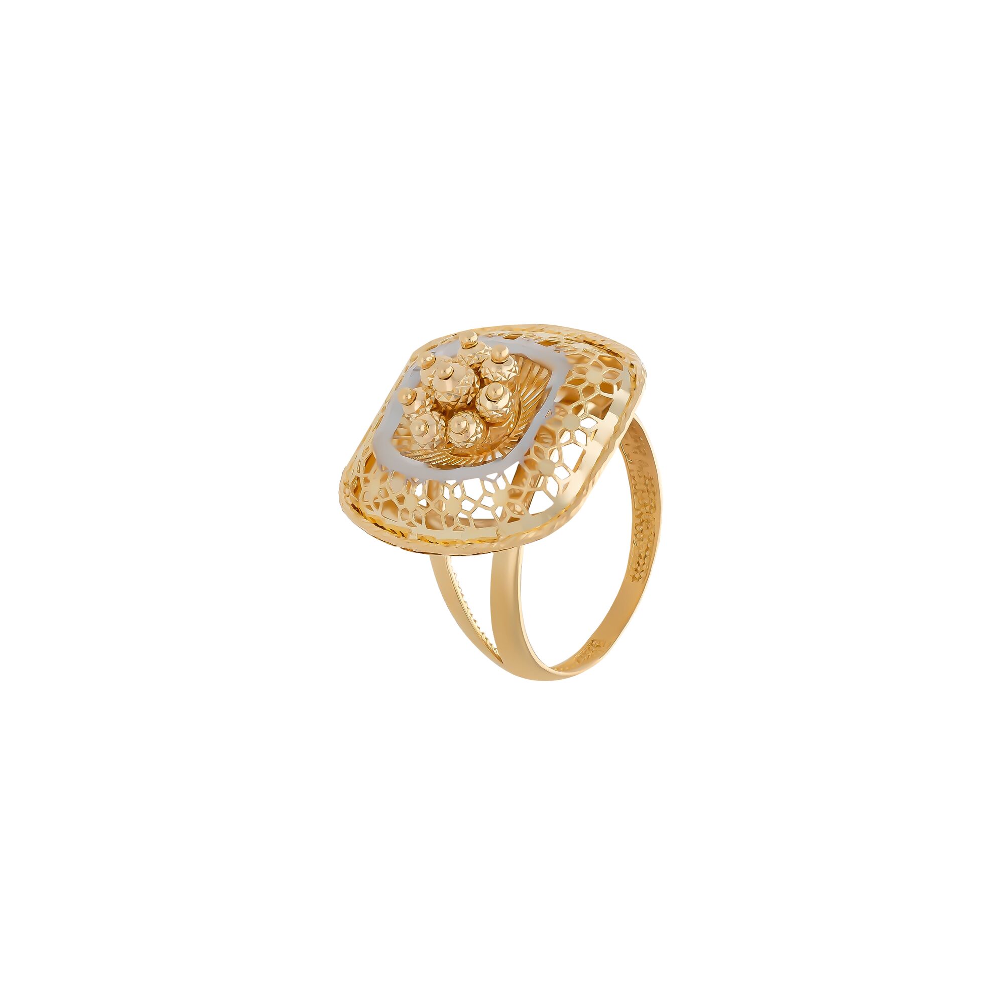 Кольцо, золото, 585, 3.52г, 58002 | GoldMarket.kz