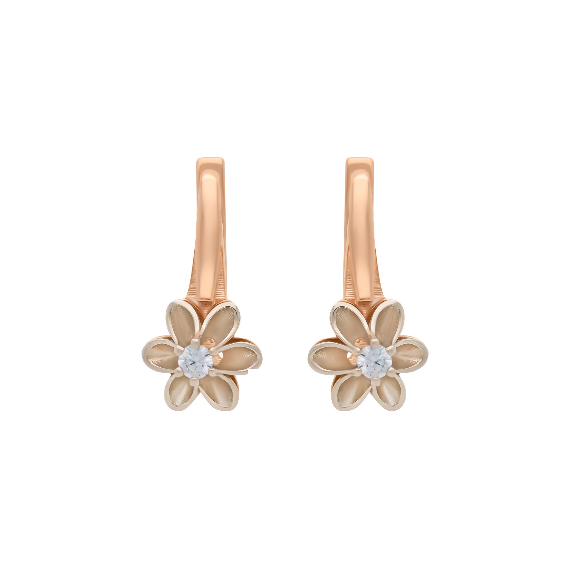 Серьги, золото, 585, 3.4г, 58012 | GoldMarket.kz
