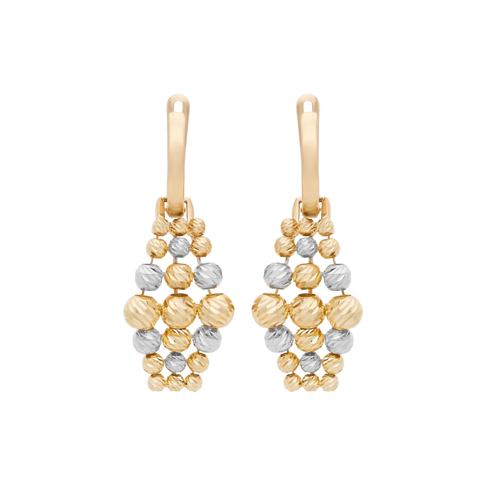 Серьги, золото, 585, 7.44г, 58014 | GoldMarket.kz