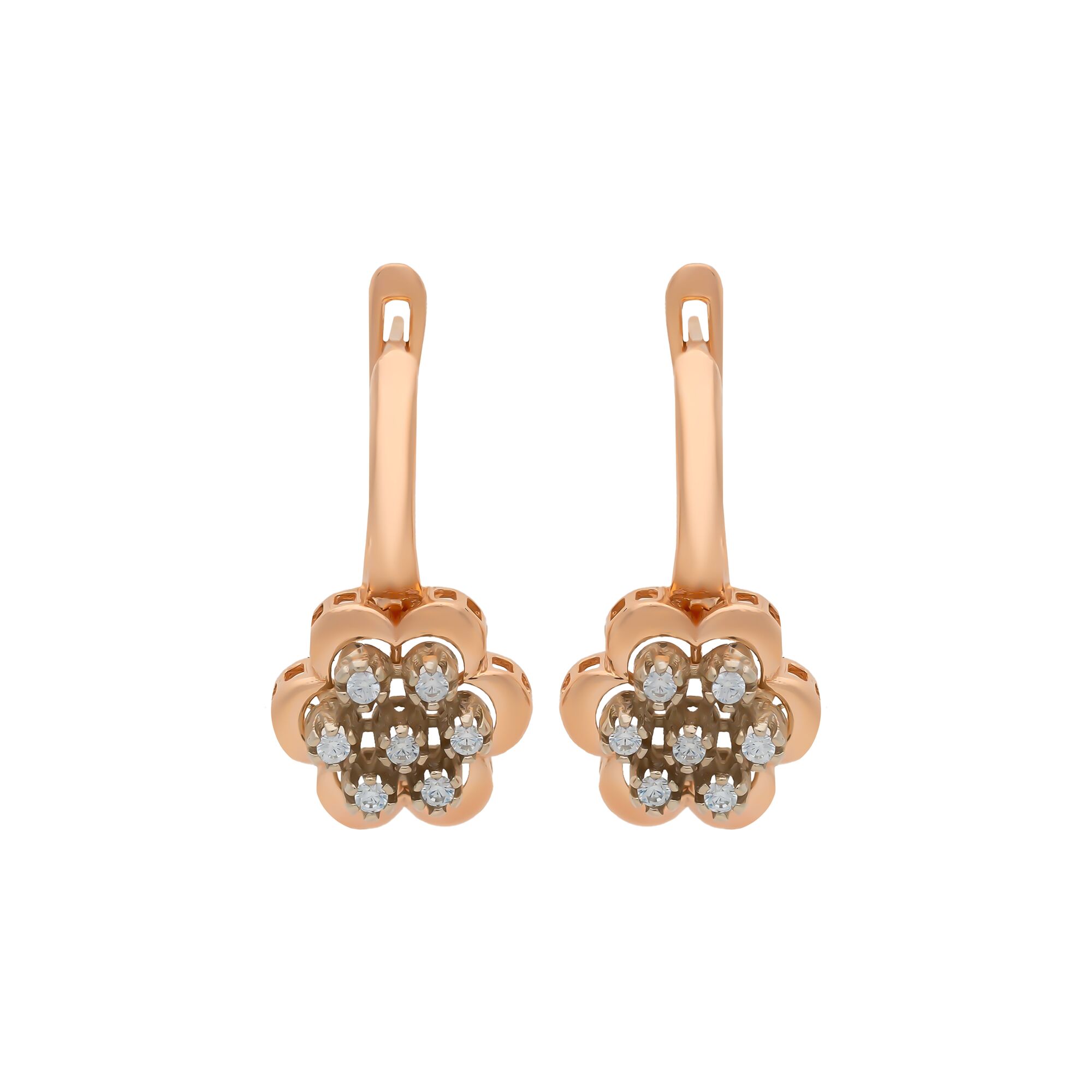 Серьги, золото, 585, 4.31г, 58019 | GoldMarket.kz