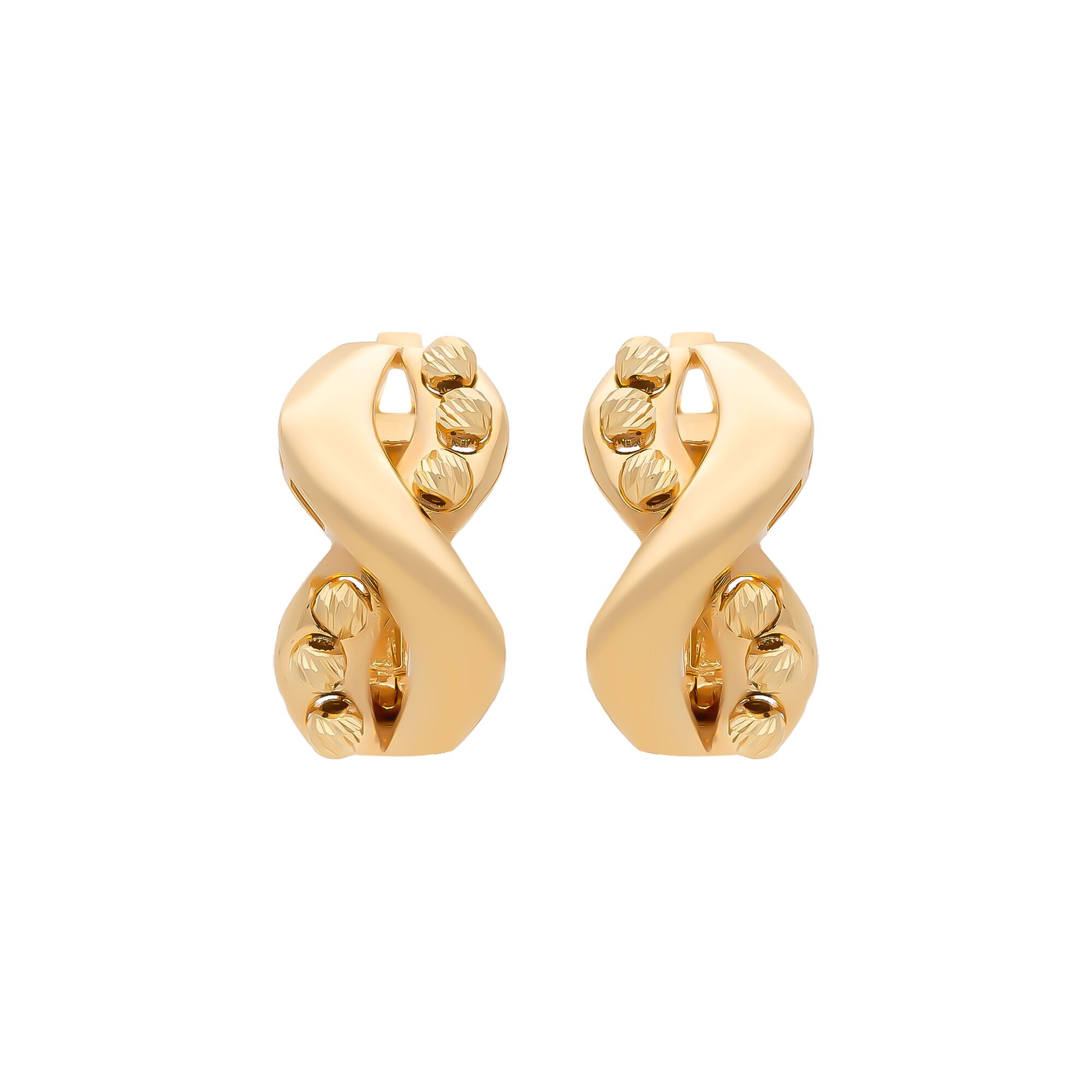 Серьги, золото, 585, 3.34г, 58040 | GoldMarket.kz