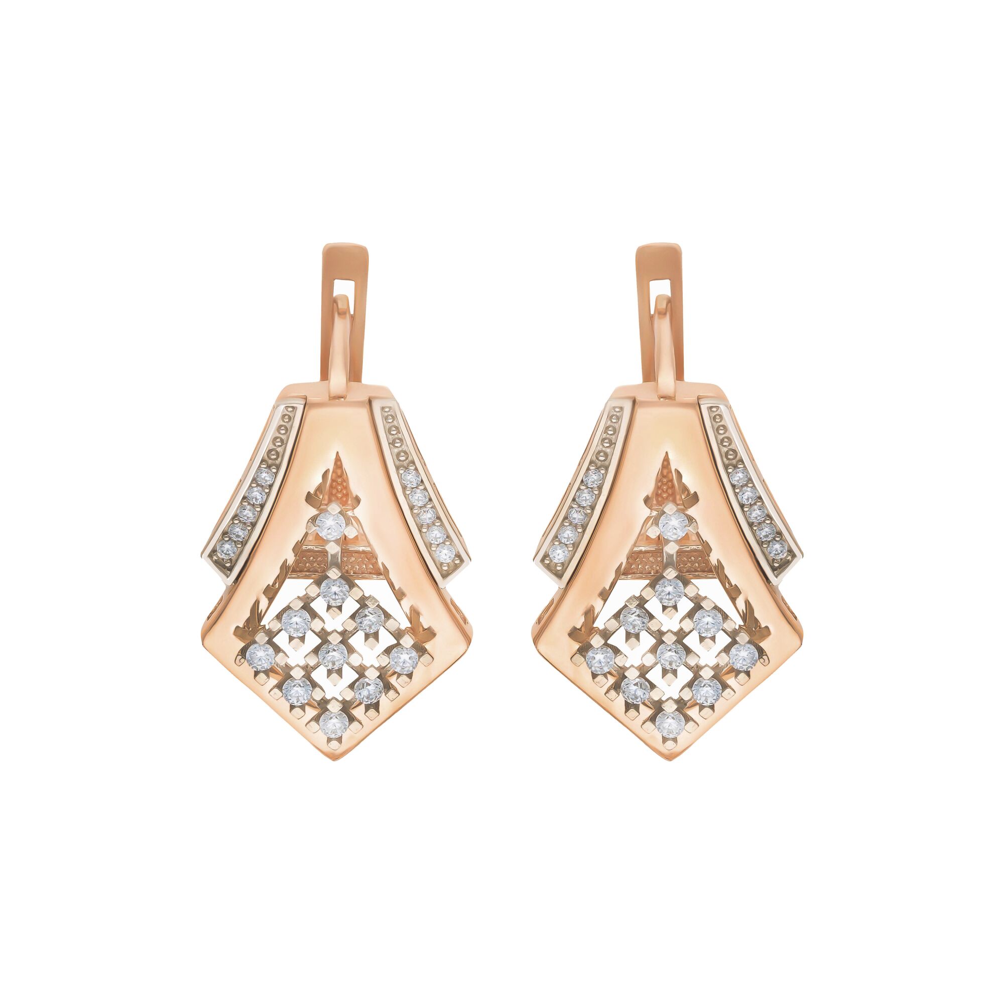 Серьги, золото, 585, 5.25г, 58050 | GoldMarket.kz