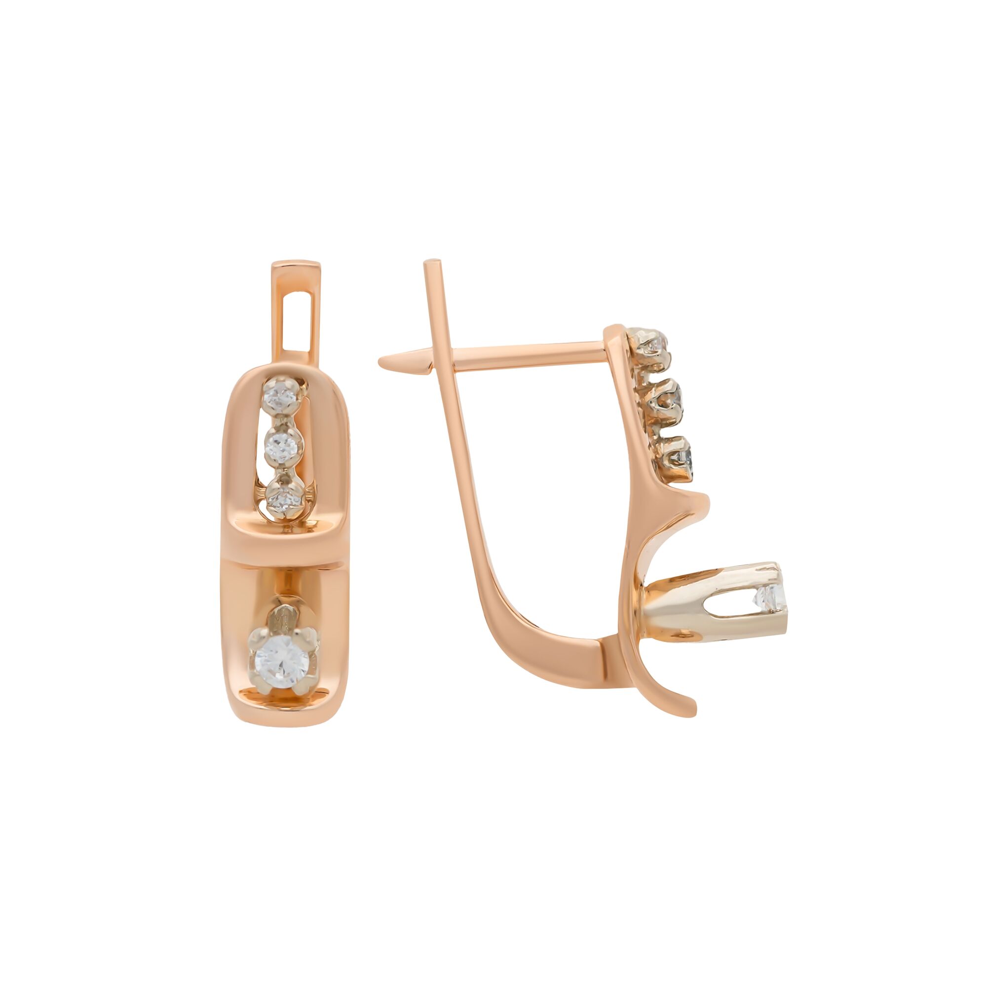 Серьги, золото, 585, 4.35г, 58134, изображение 2 | GoldMarket.kz