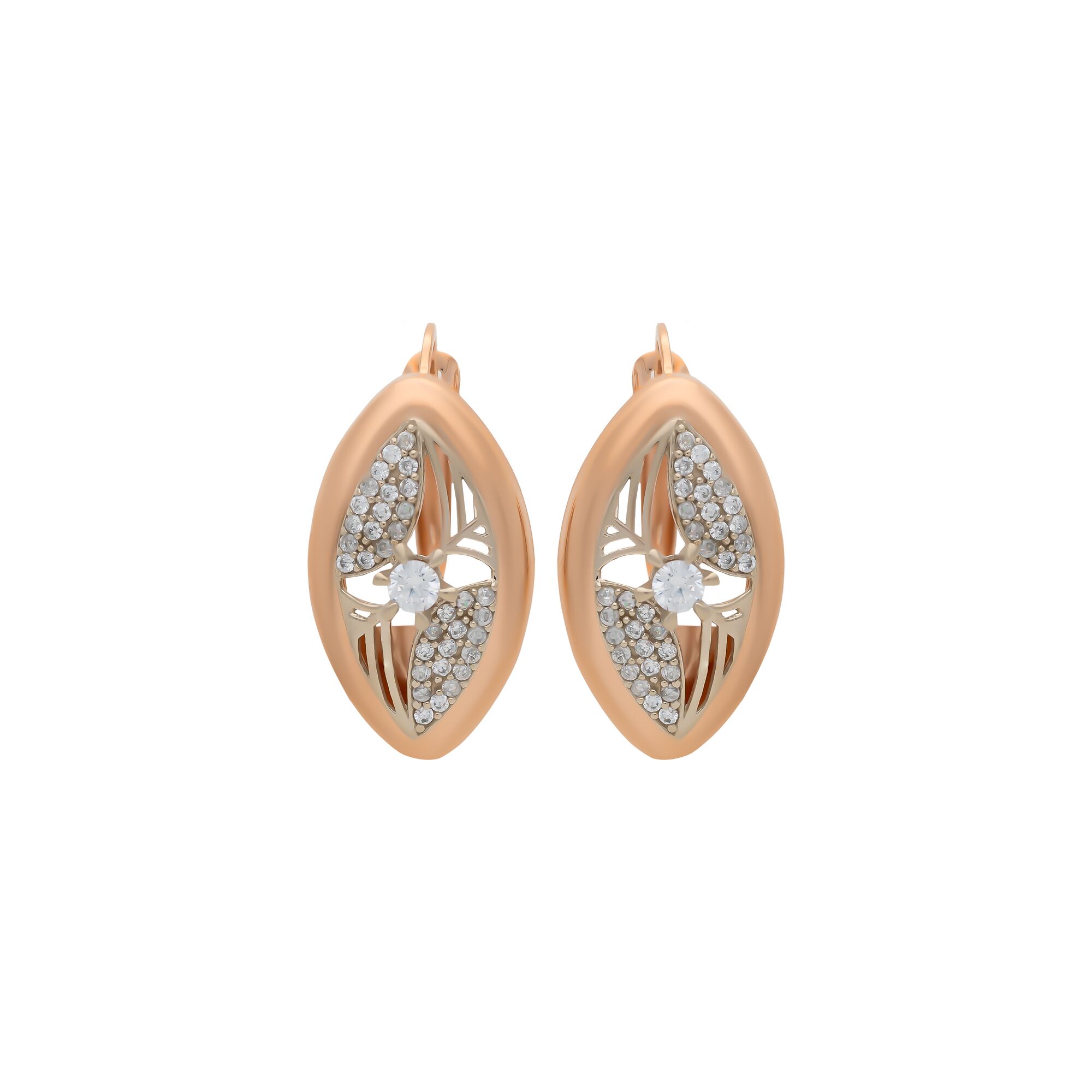 Серьги, золото, 585, 4.36г, 58142 | GoldMarket.kz
