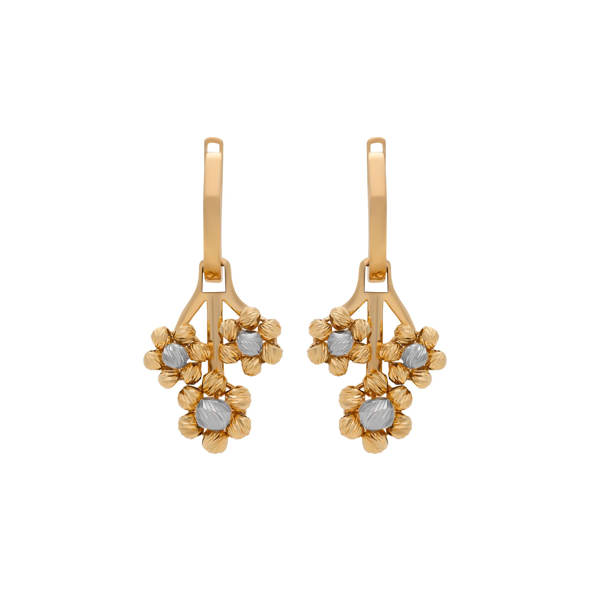 Серьги, золото, 585, 5.37г, 58171 | GoldMarket.kz