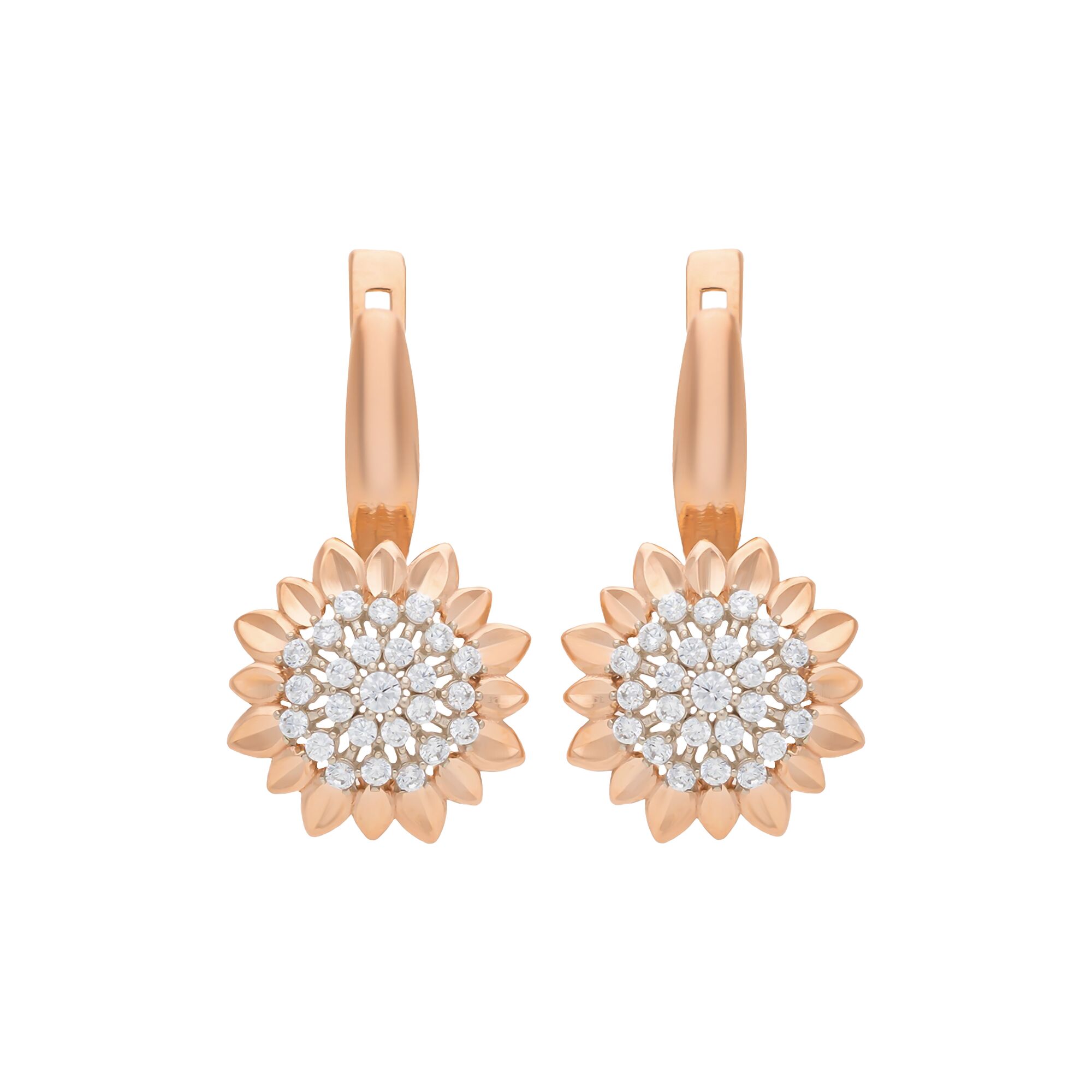 Серьги, золото, 585, 5.2г, 58204 | GoldMarket.kz