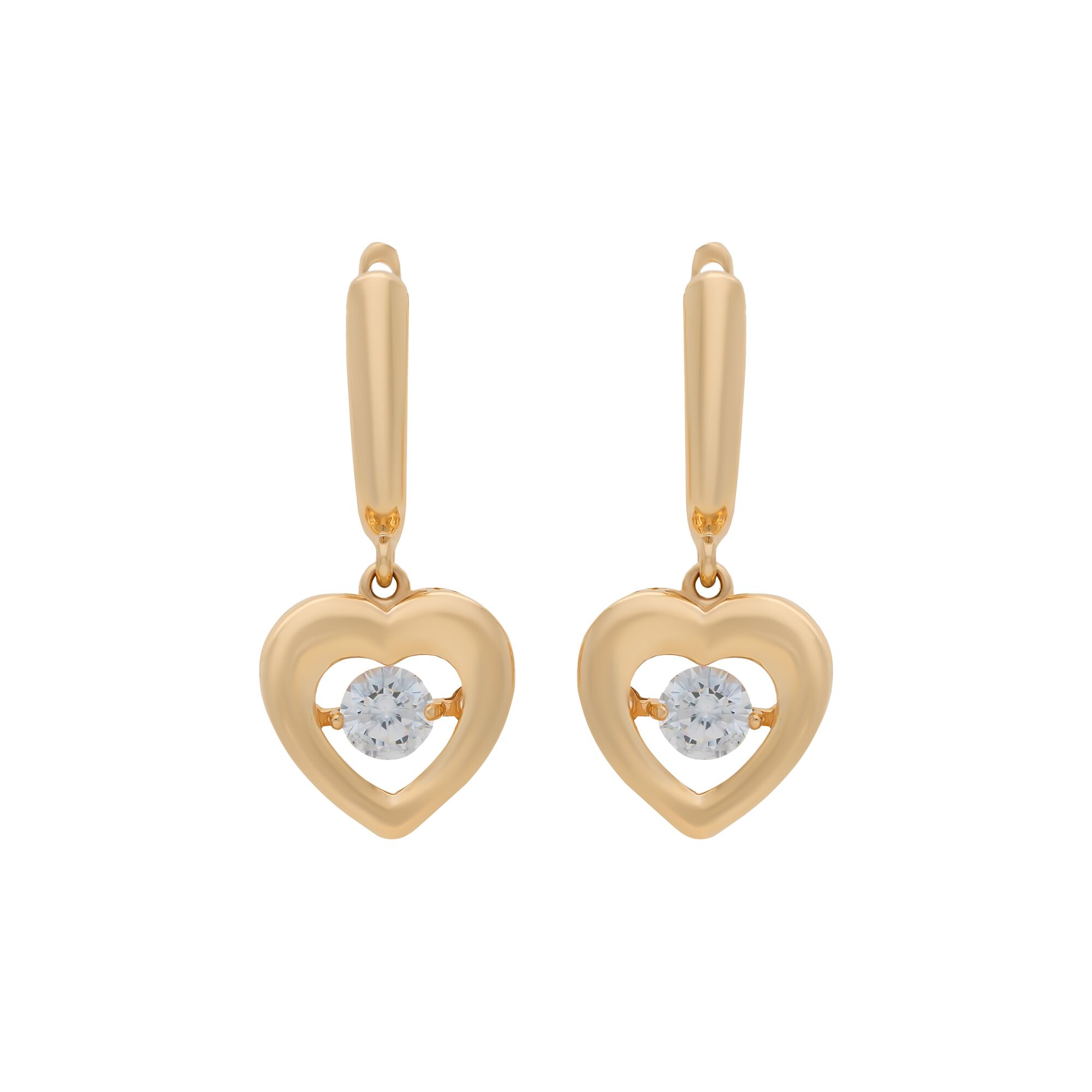 Серьги, золото, 585, 4.8г, 58212 | GoldMarket.kz