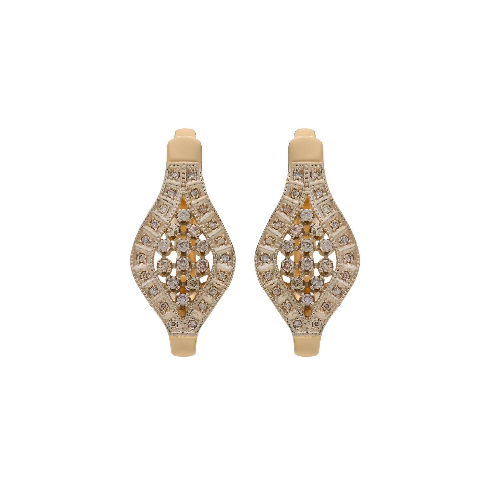 Серьги, золото, 585, 7.43г, 58213 | GoldMarket.kz
