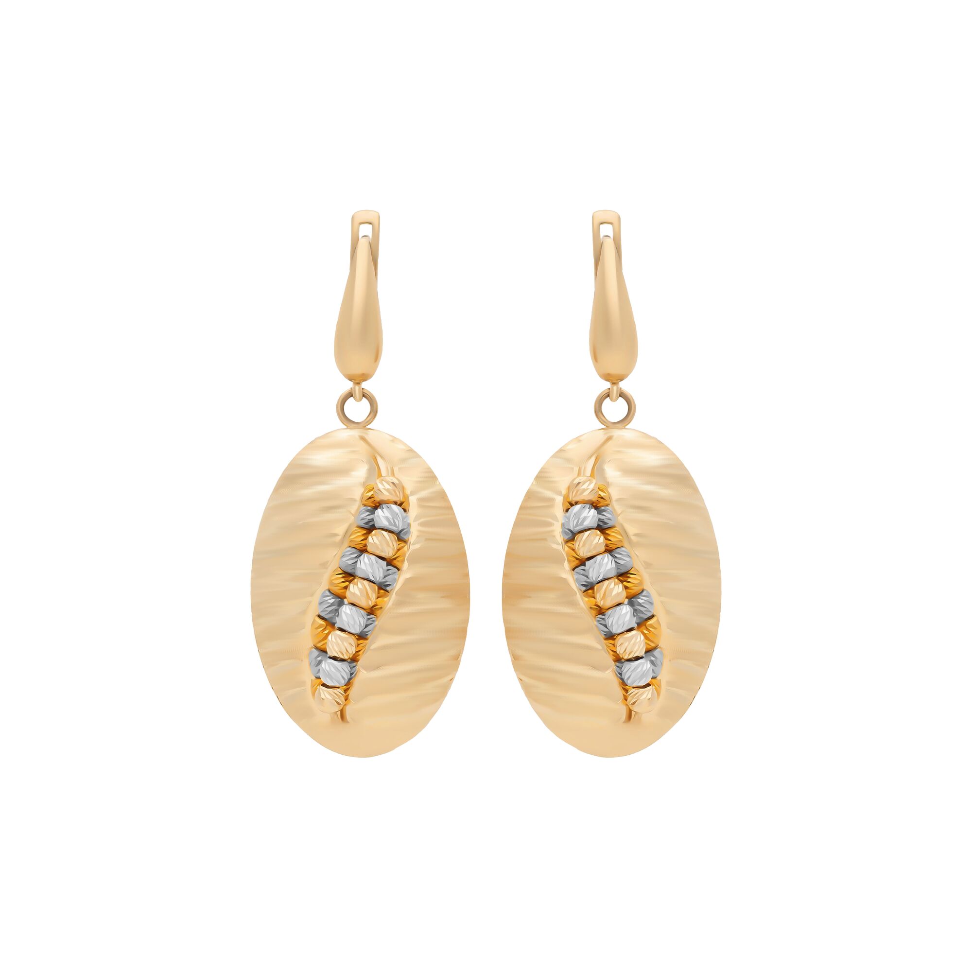 Серьги, золото, 585, 9.16г, 58215 | GoldMarket.kz