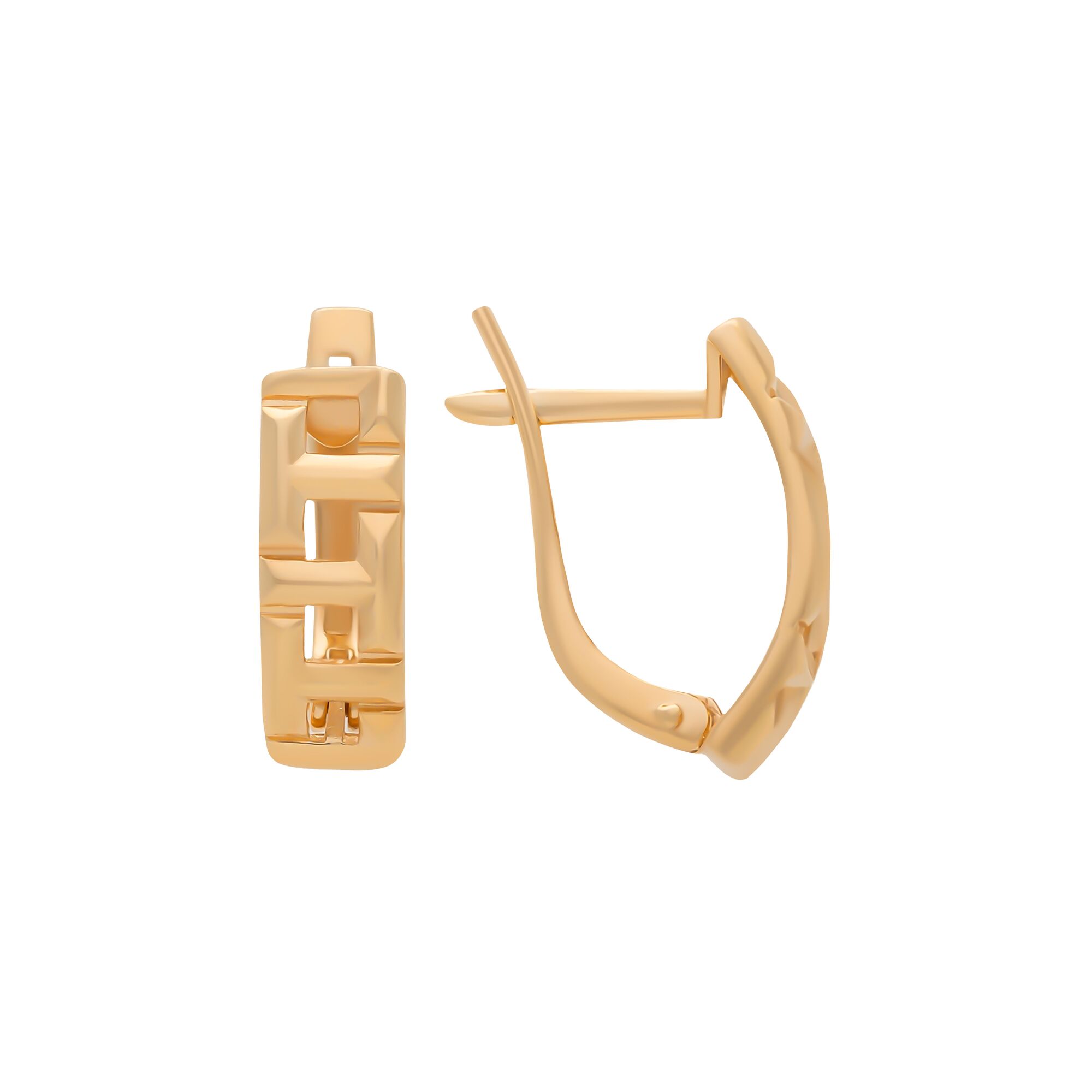 Серьги, золото, 585, 3г, 58223, изображение 2 | GoldMarket.kz