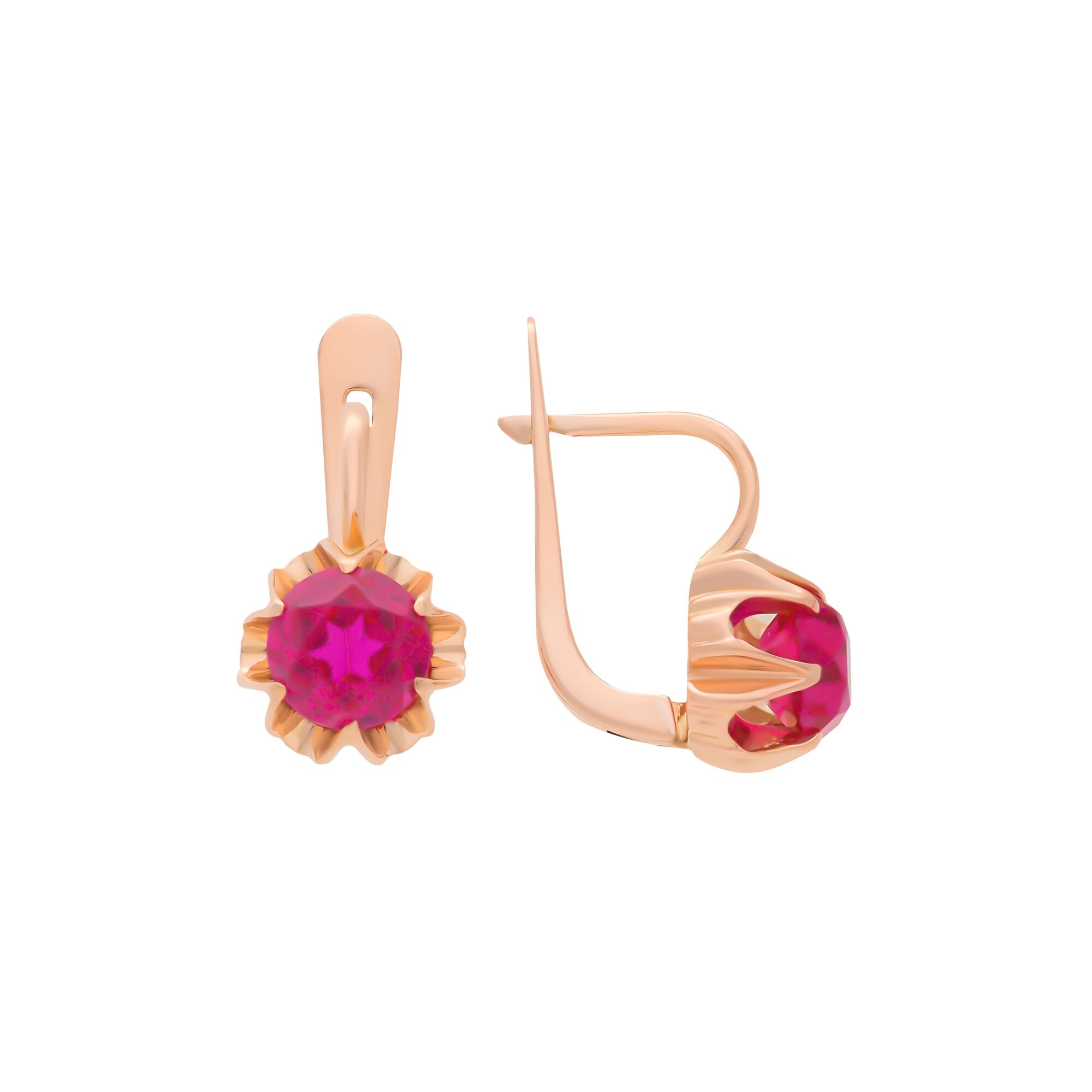 Серьги, золото, 585, 5.63г, 58298, изображение 2 | GoldMarket.kz