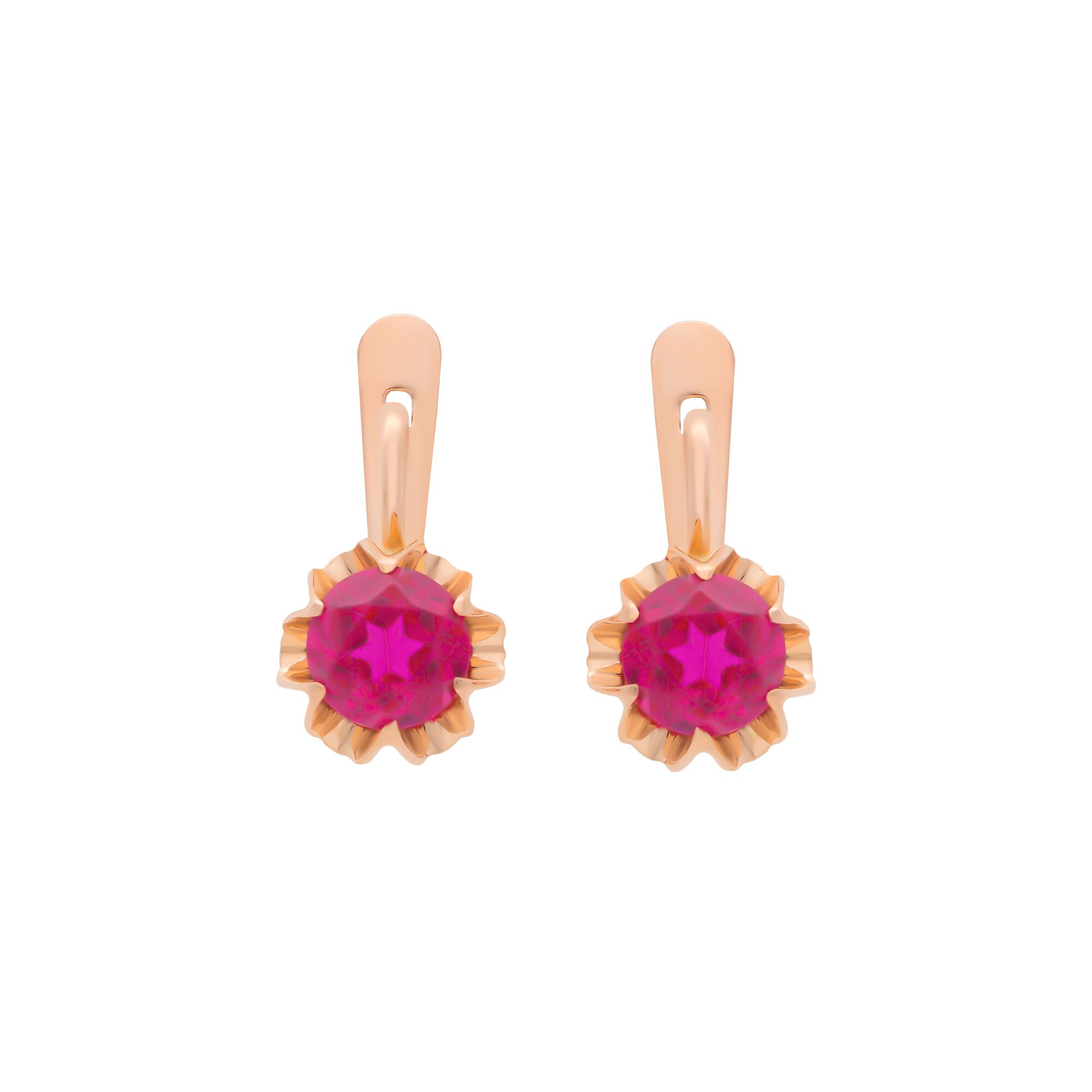 Серьги, золото, 585, 5.63г, 58298 | GoldMarket.kz