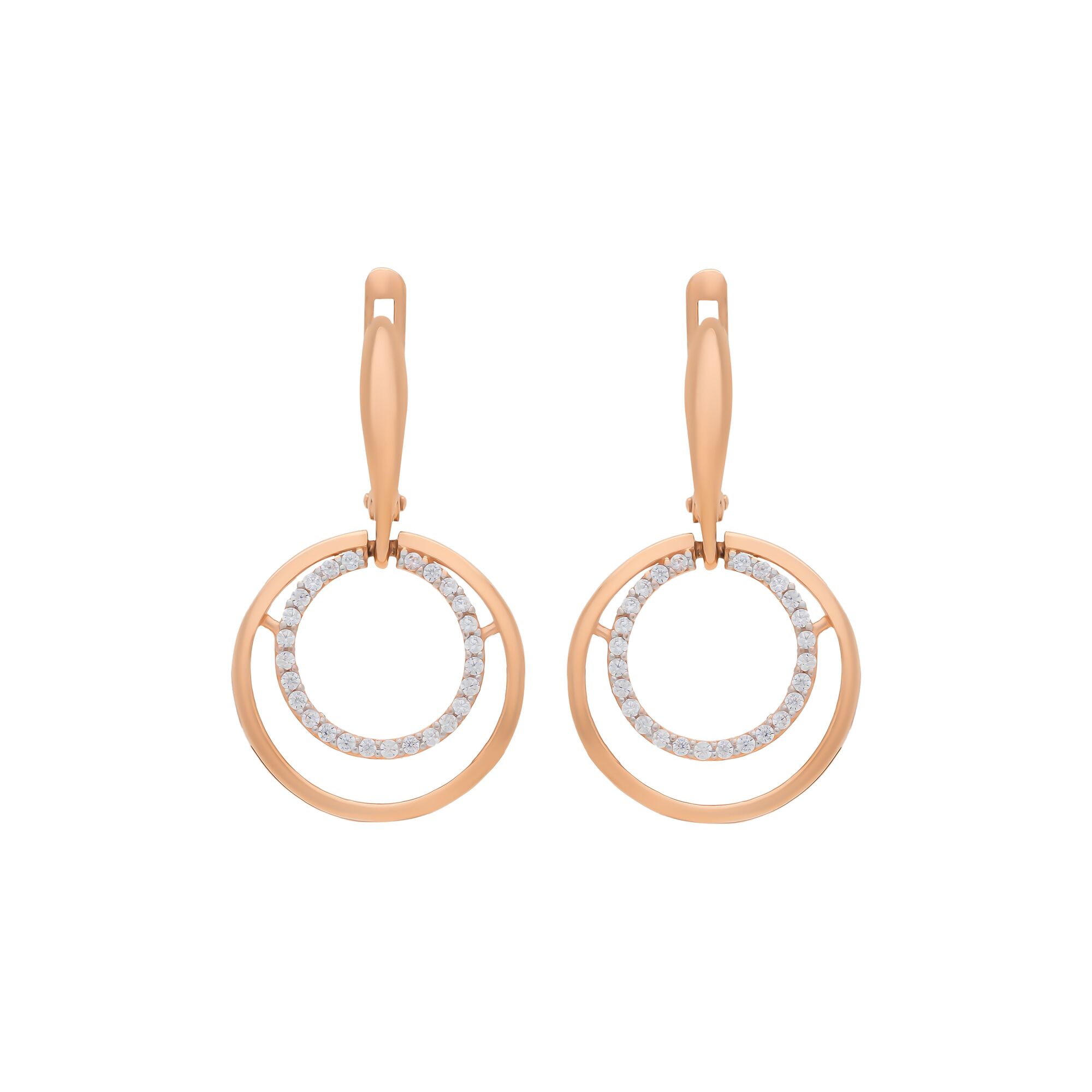 Серьги, золото, 585, 2.96г, 58302 | GoldMarket.kz