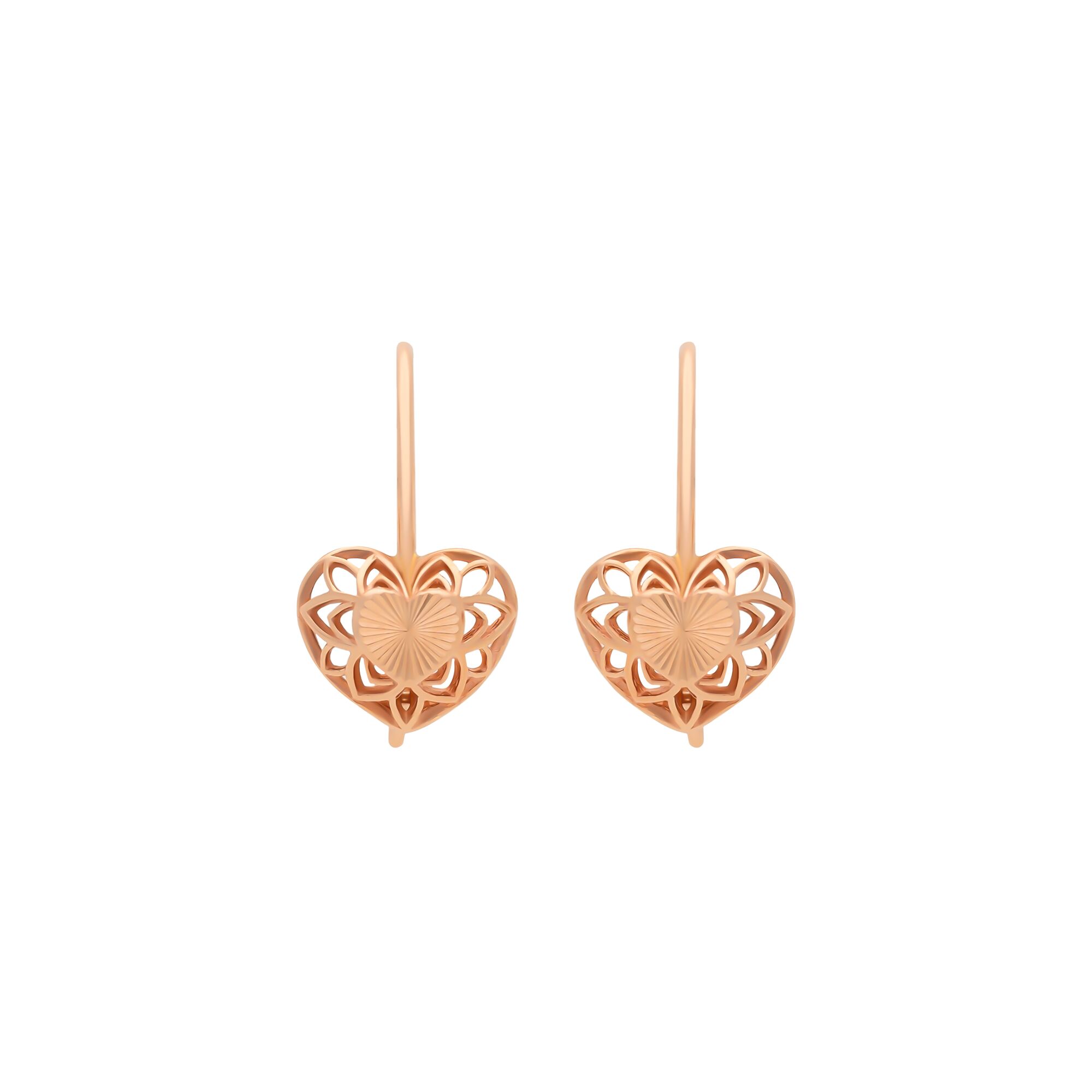 Серьги, золото, 585, 1.16г, 58306 | GoldMarket.kz