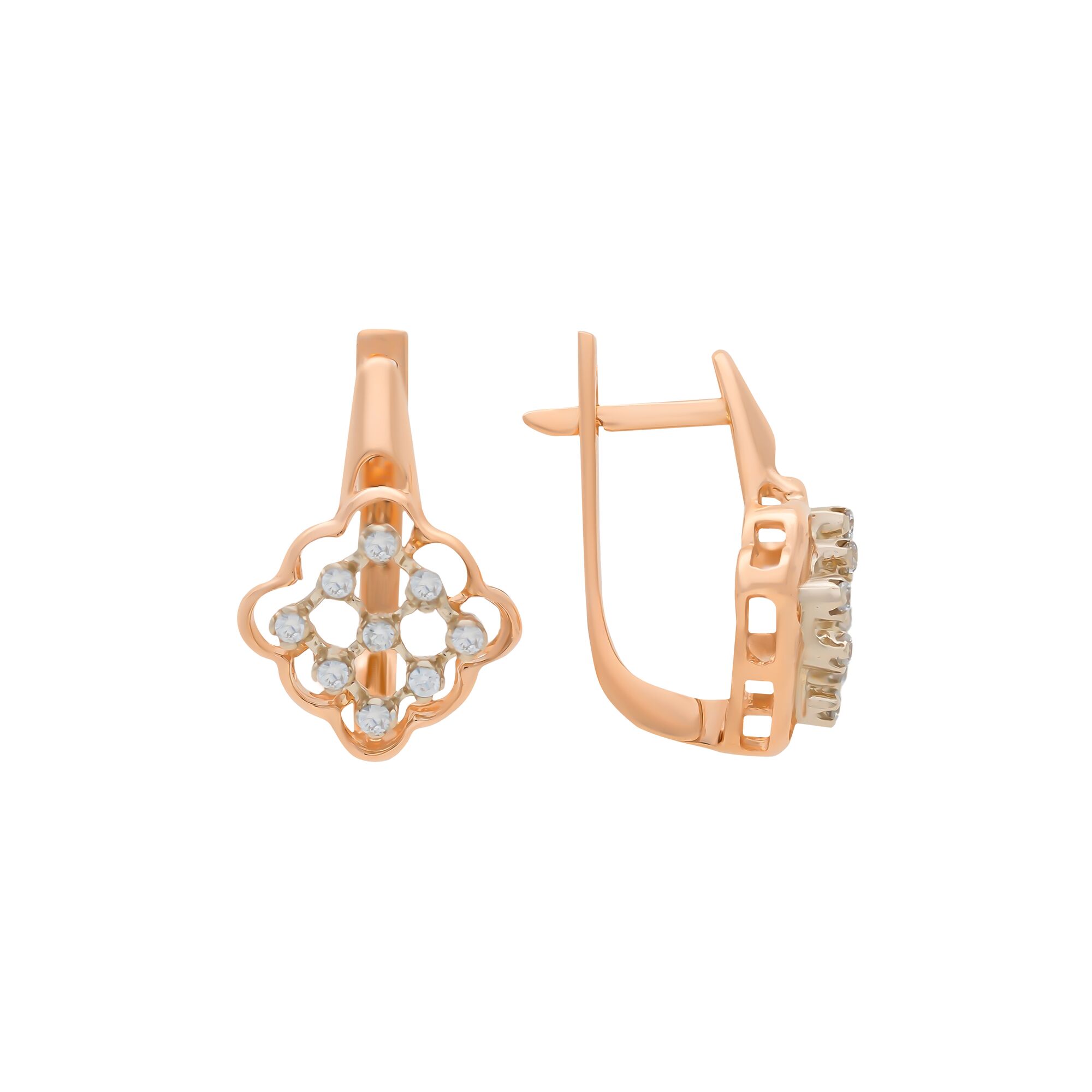 Серьги, золото, 585, 4.22г, 58342, изображение 2 | GoldMarket.kz