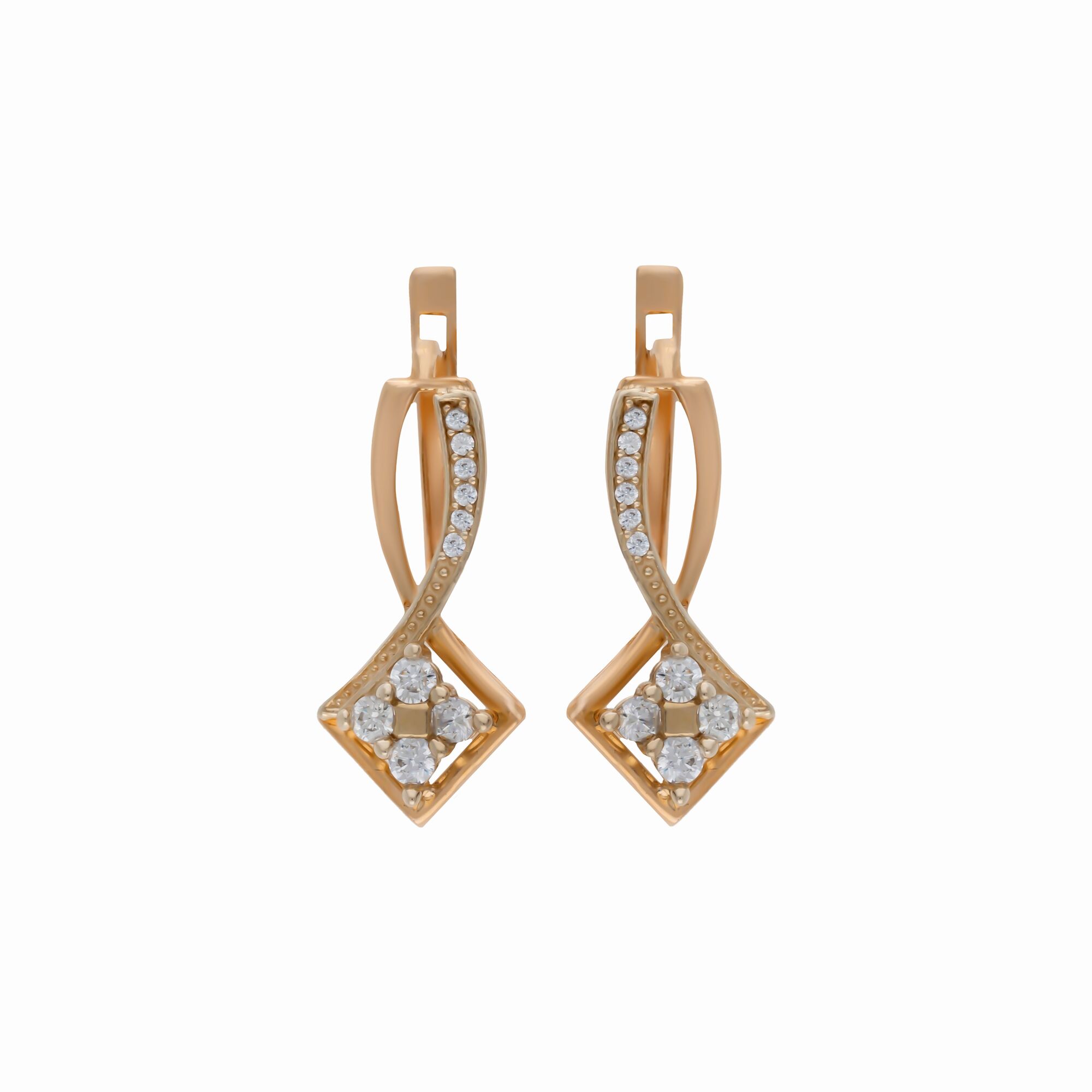 Серьги, золото, 585, 4г, 58397 | GoldMarket.kz