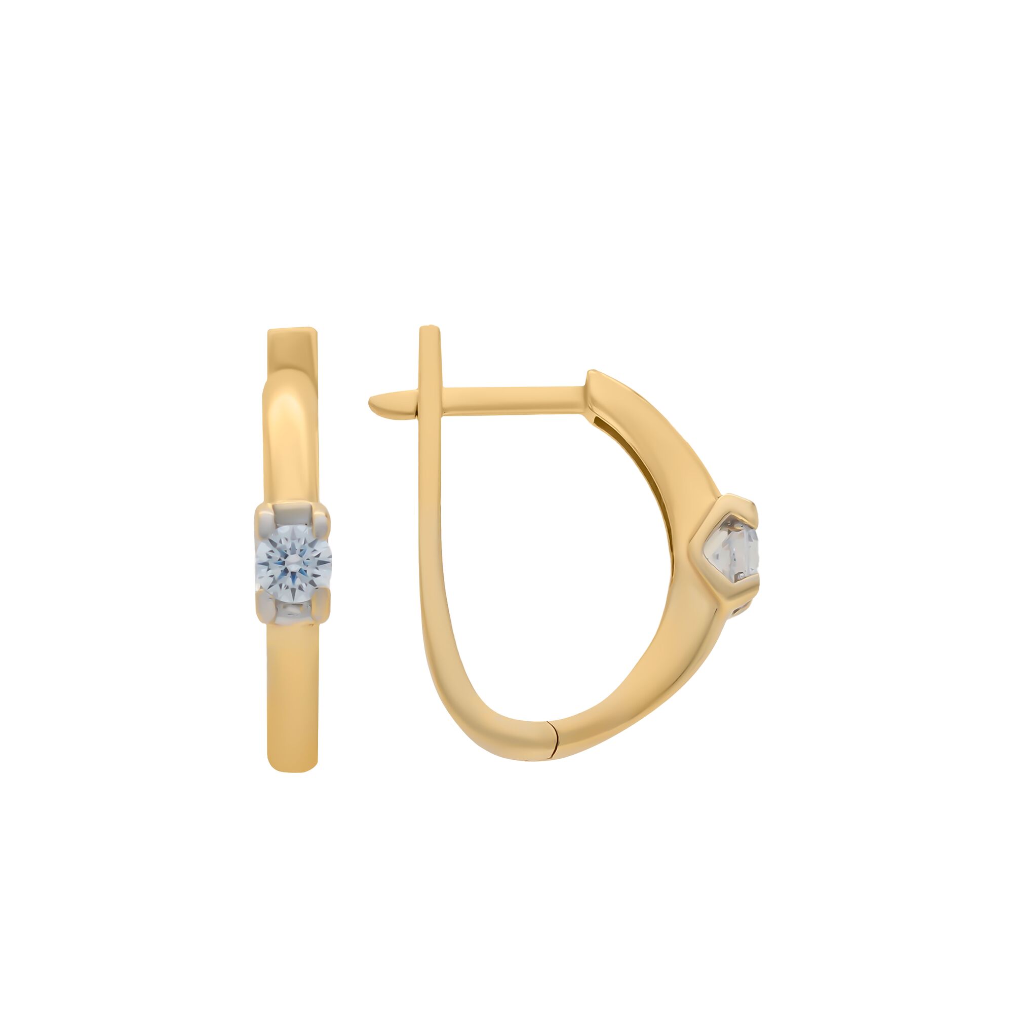 Серьги, золото, 585, 3.42г, 58398, изображение 2 | GoldMarket.kz