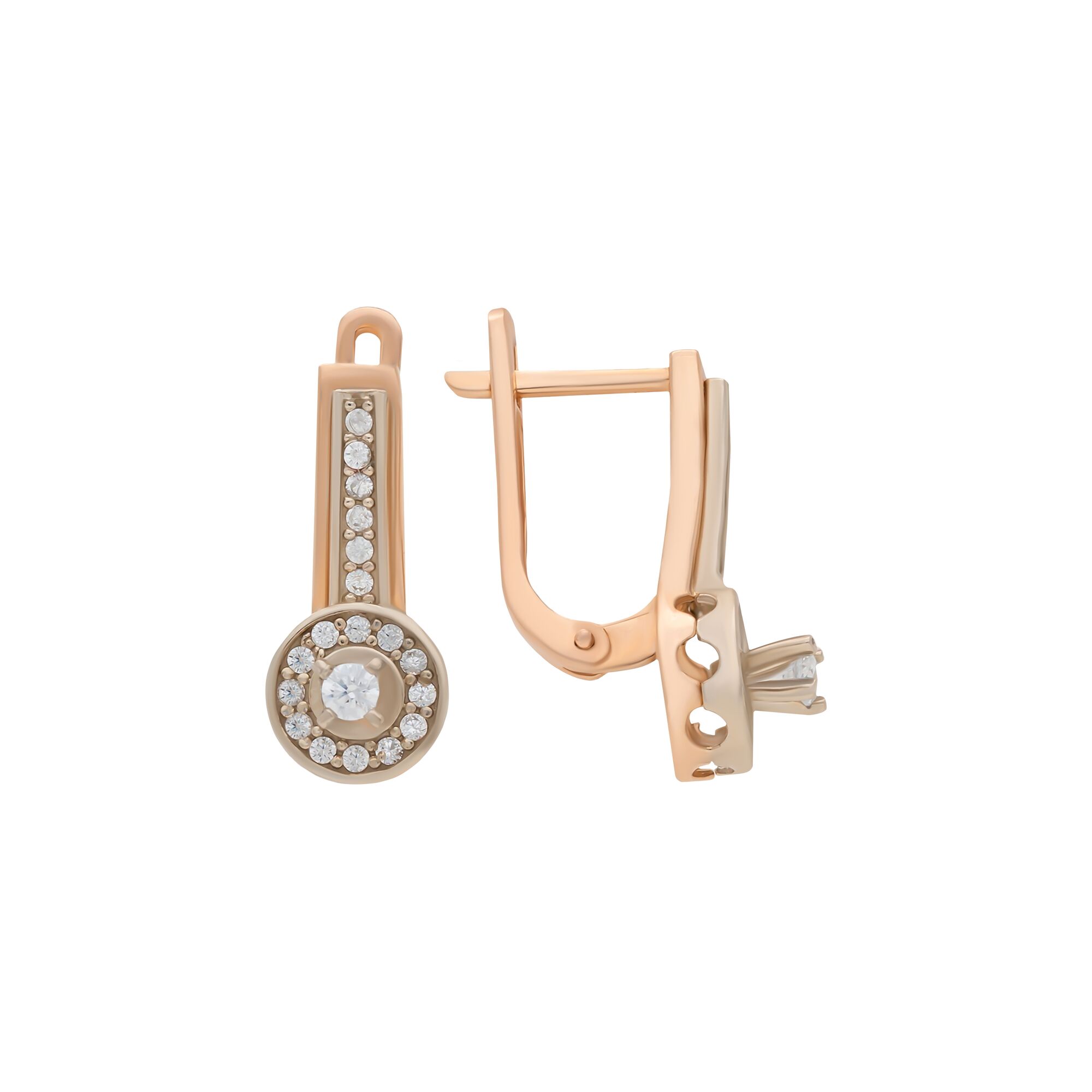 Серьги, золото, 585, 3.97г, 58585, изображение 2 | GoldMarket.kz