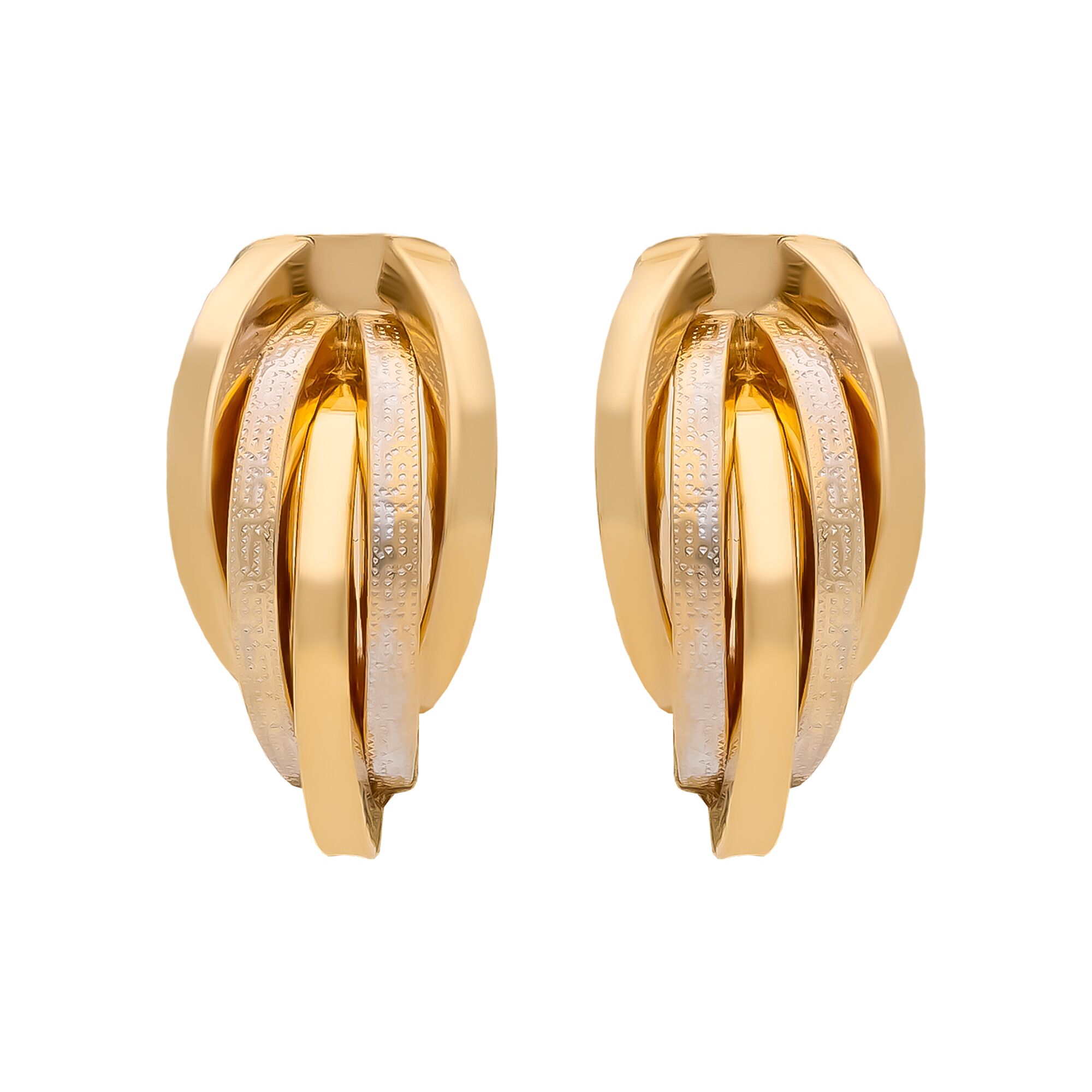 Серьги, золото, 585, 6.06г, 58606 | GoldMarket.kz