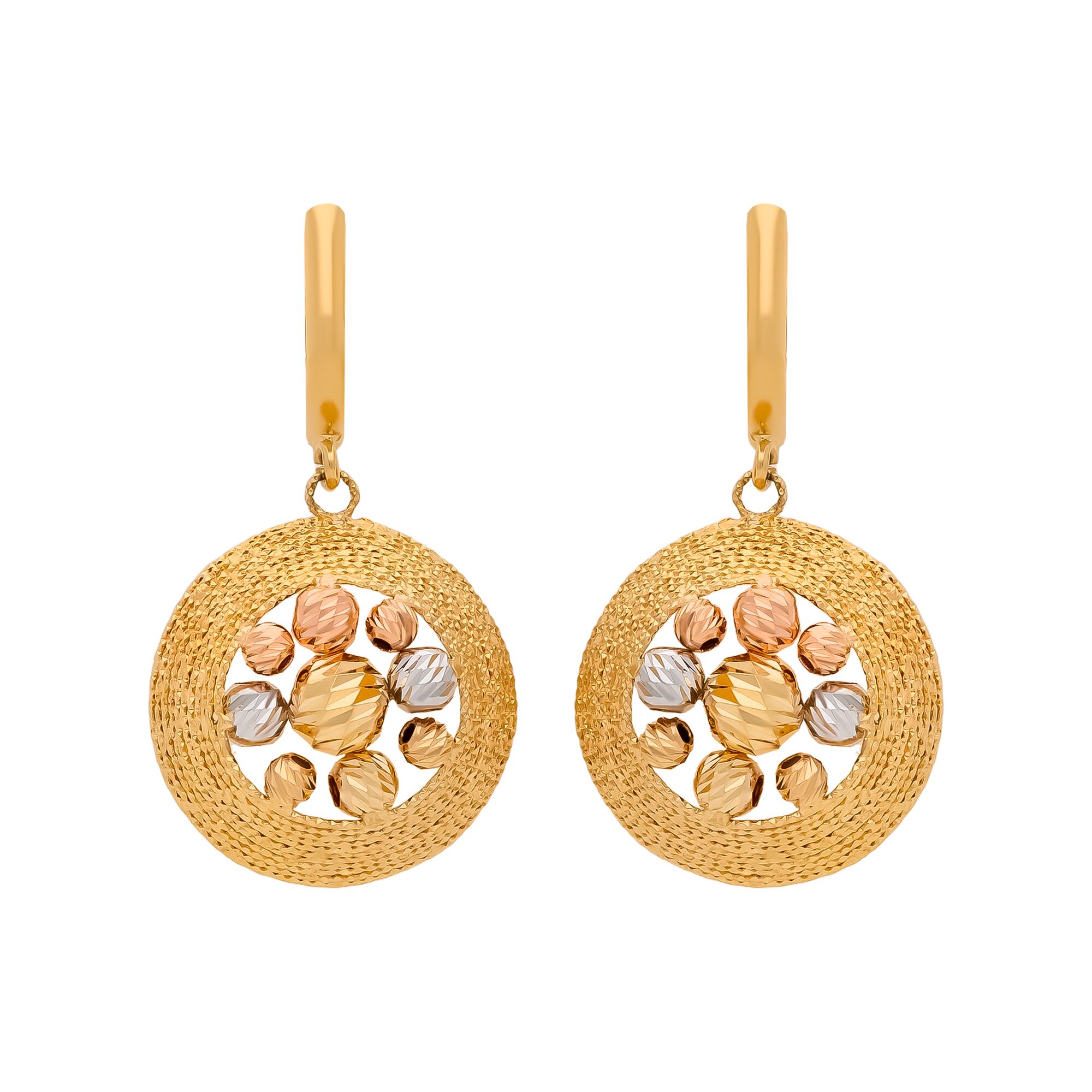 Серьги, золото, 585, 6.42г, 58608 | GoldMarket.kz