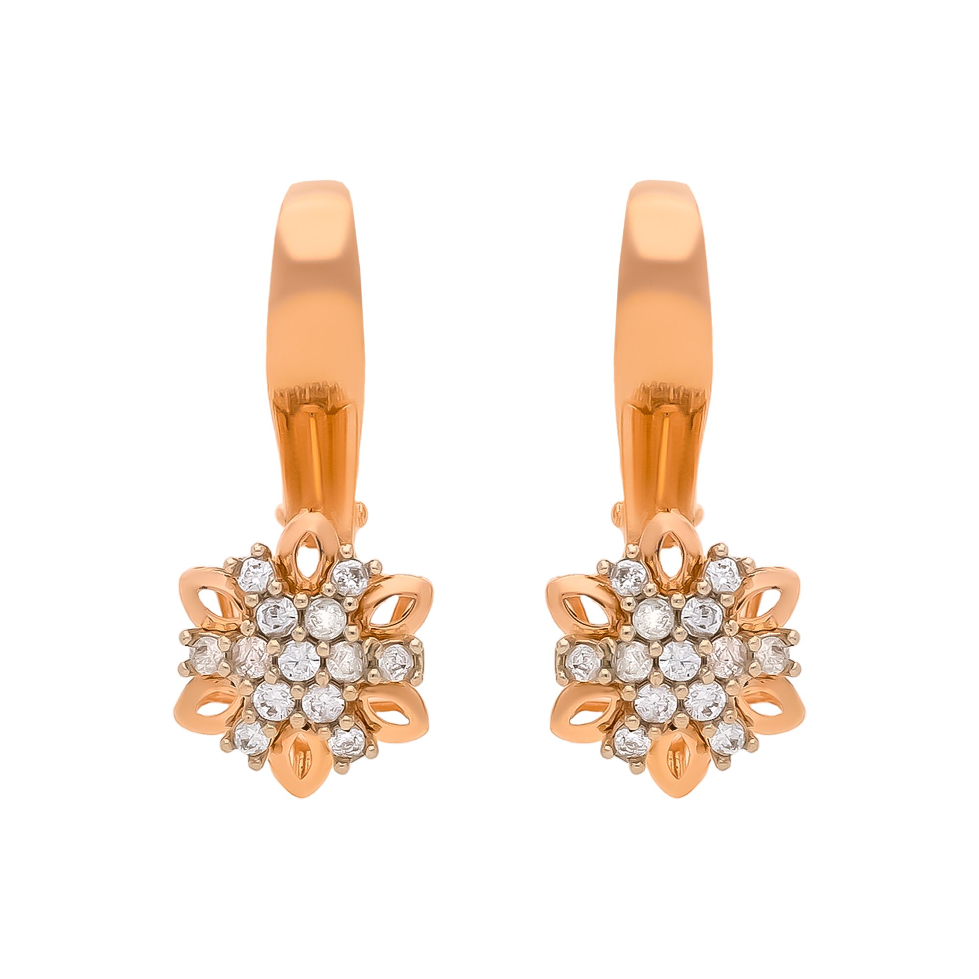 Серьги, золото, 585, 4.03г, 58640 | GoldMarket.kz