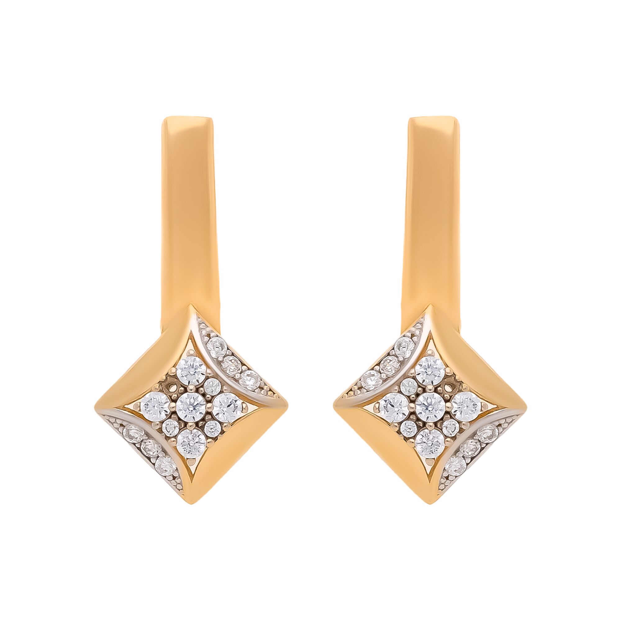 Серьги, золото, 585, 3.8г, 58652 | GoldMarket.kz