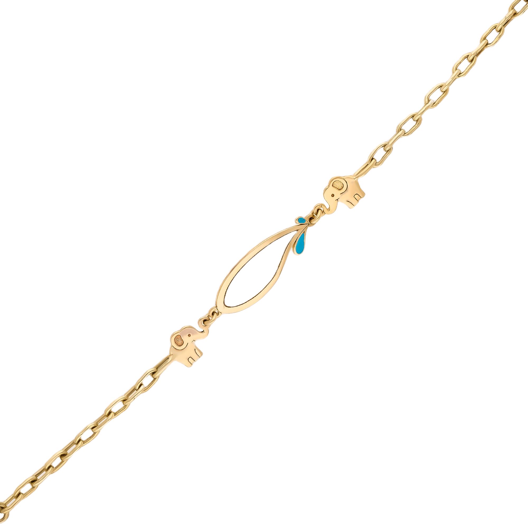 Браслет, золото, 585, 3.75г, 58685 | GoldMarket.kz
