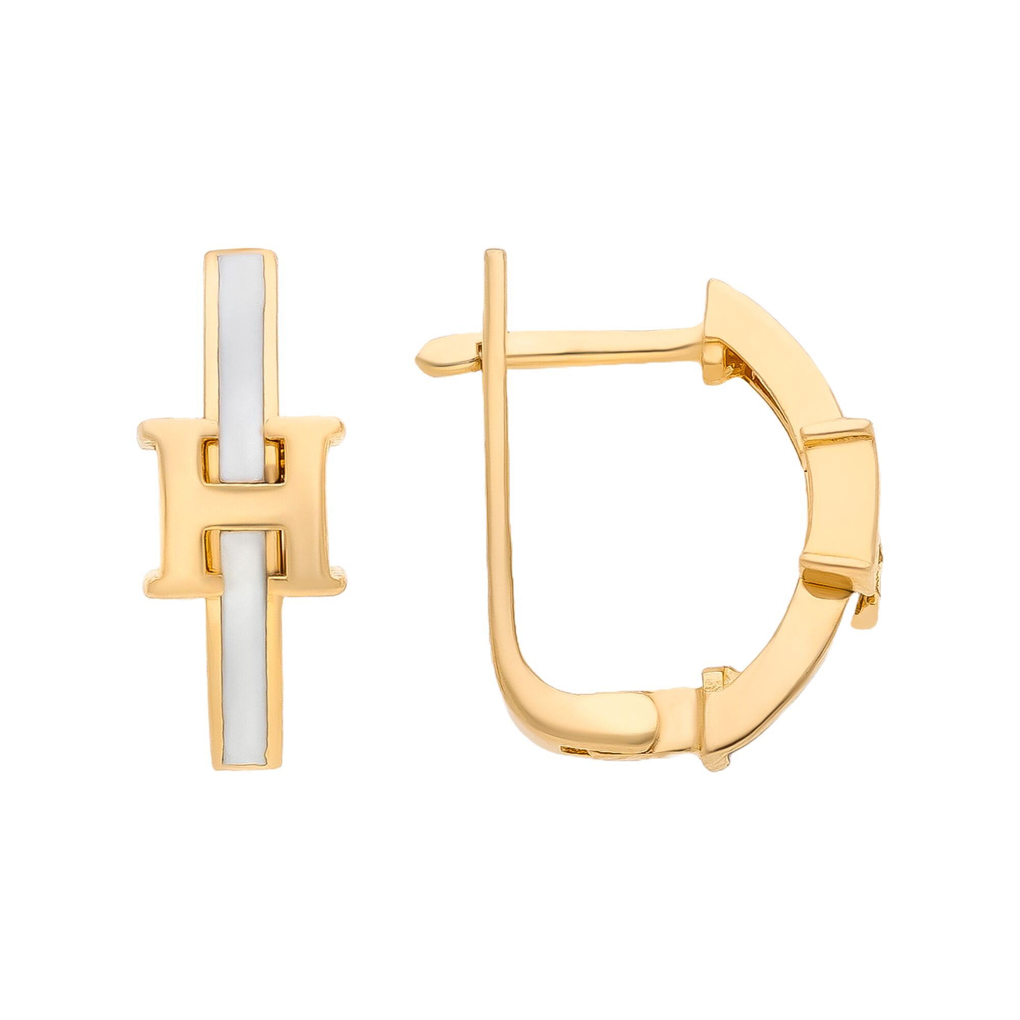 Серьги, золото, 585, 4.24г, 58788, изображение 2 | GoldMarket.kz