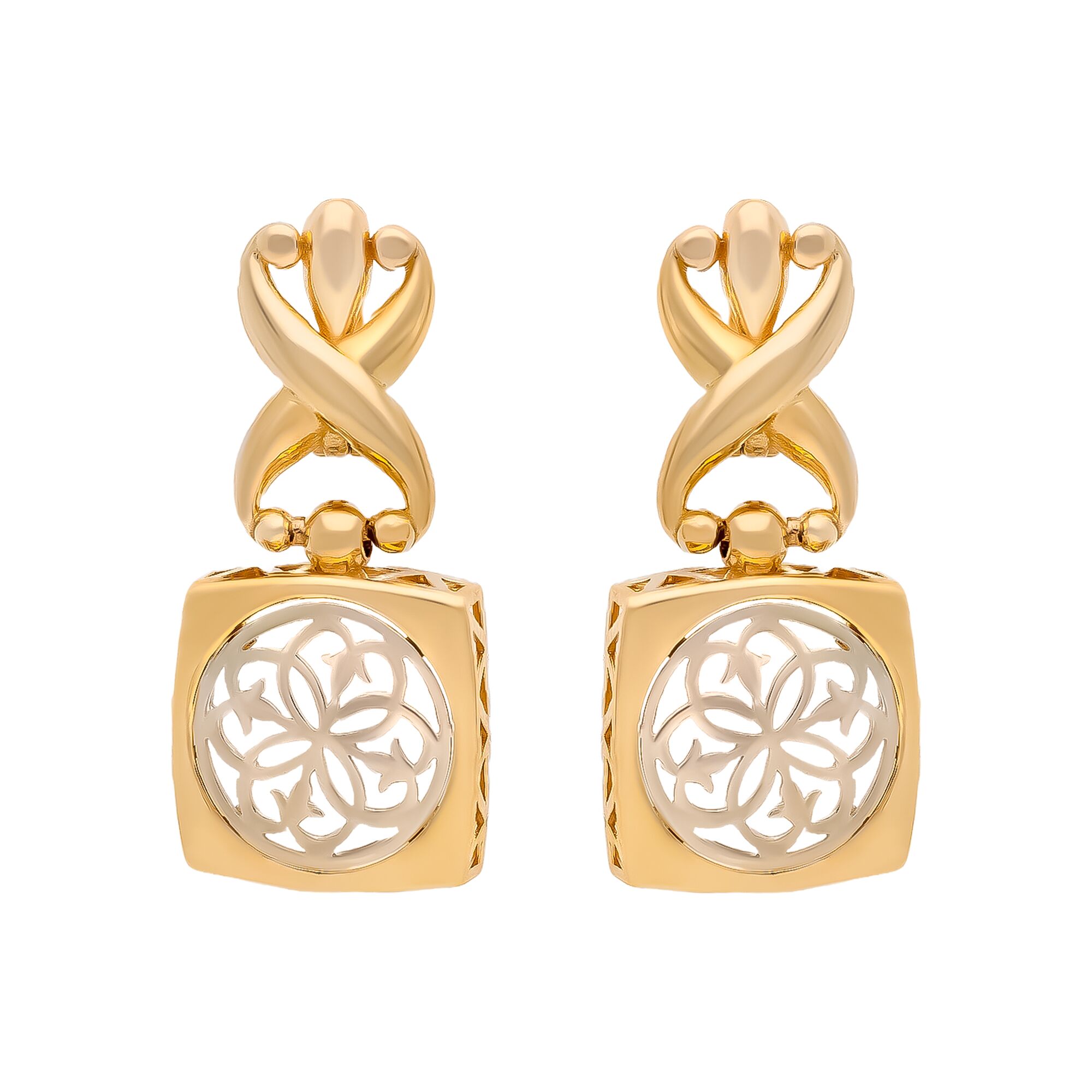 Серьги, золото, 585, 6.41г, 58795 | GoldMarket.kz