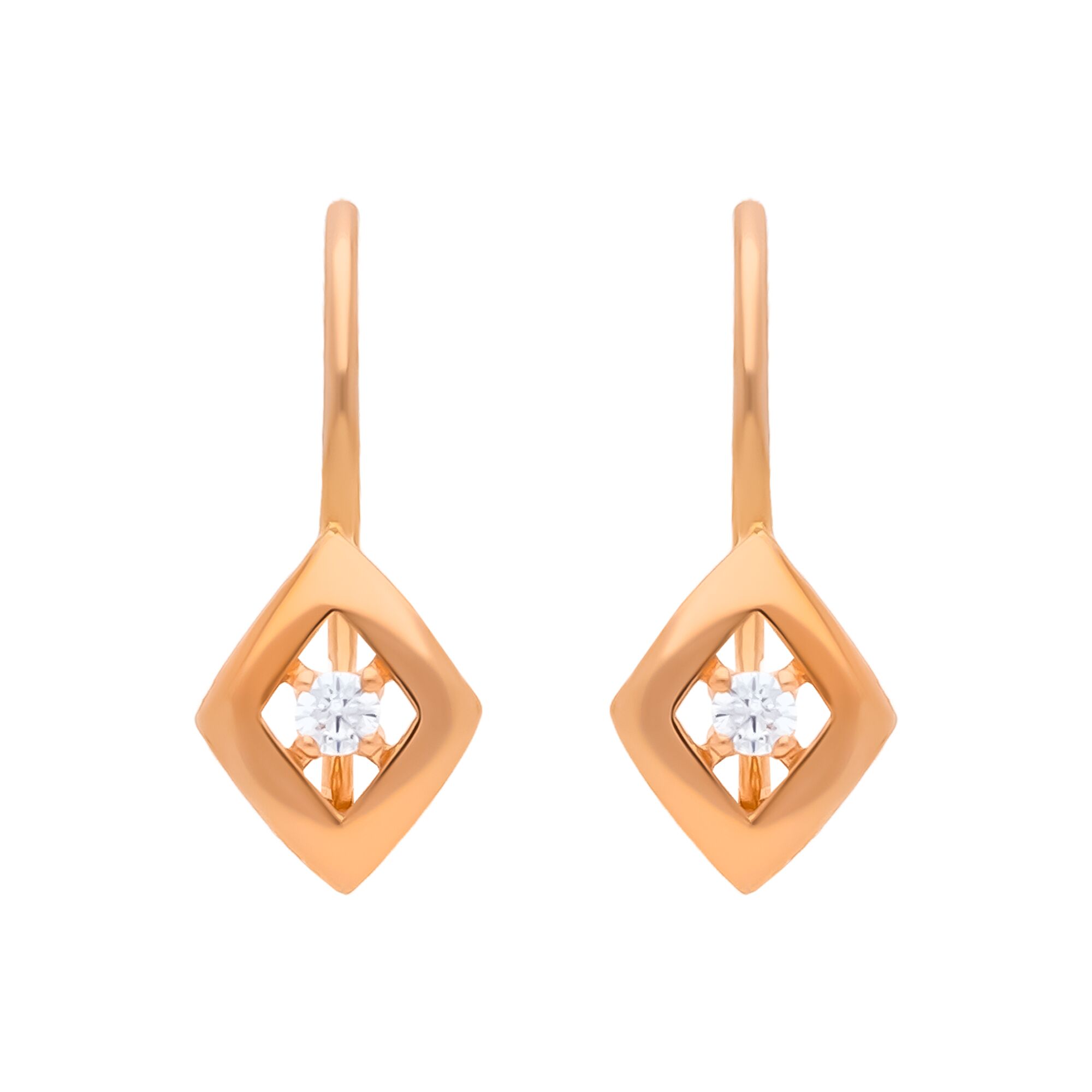 Серьги, золото, 585, 1.07г, 58799 | GoldMarket.kz