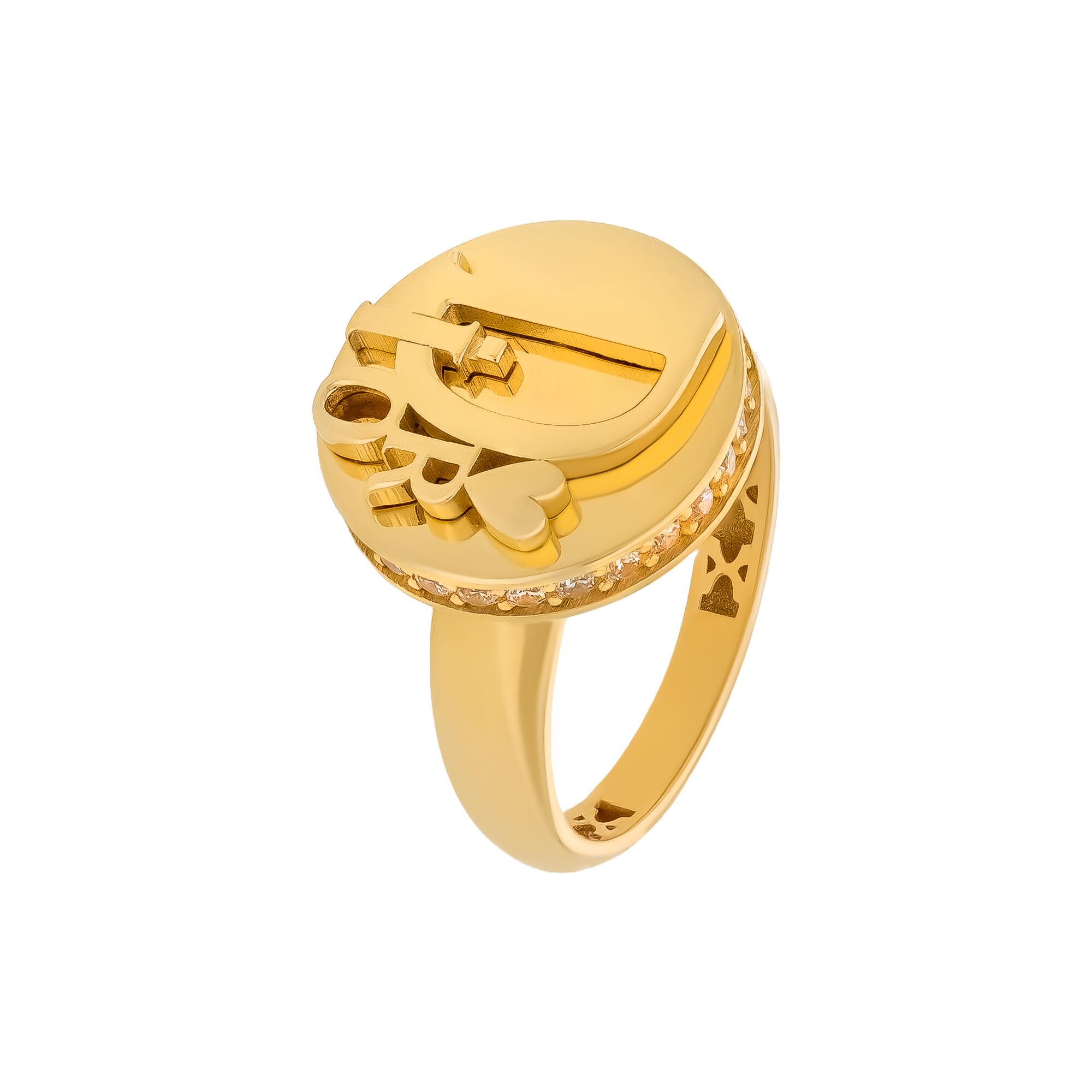 Кольцо, золото, 585, 3.85г, 58817 | GoldMarket.kz