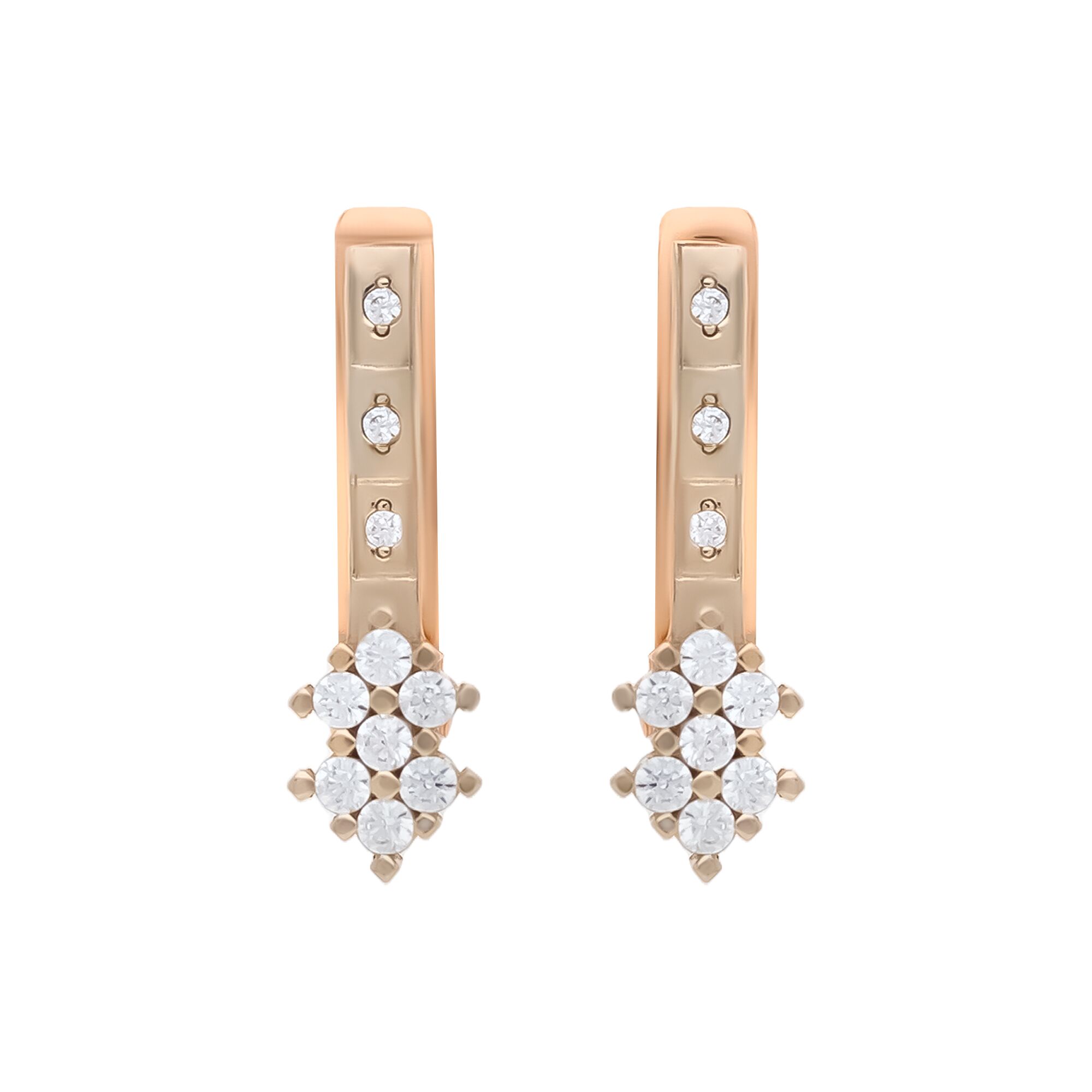 Серьги, золото, 585, 2.72г, 58886 | GoldMarket.kz