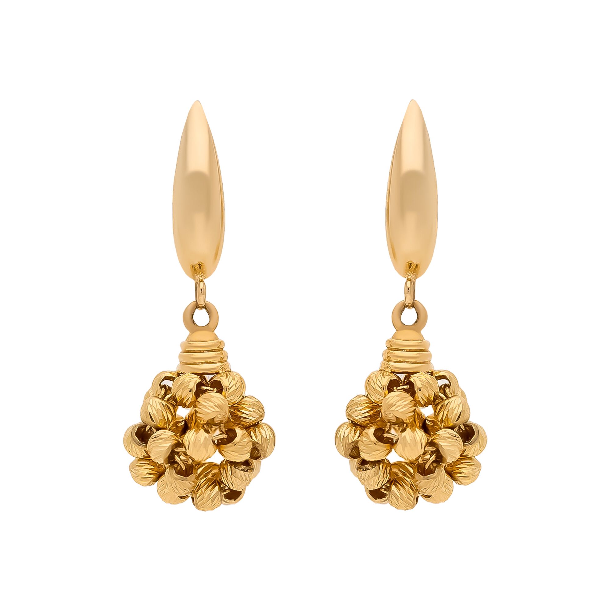 Серьги, золото, 585, 5.59г, 58908 | GoldMarket.kz