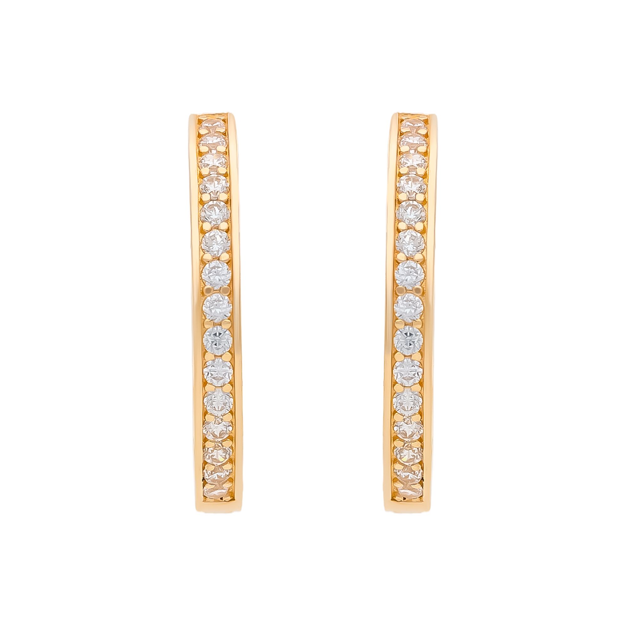 Серьги, золото, 585, 4.2г, 58911 | GoldMarket.kz