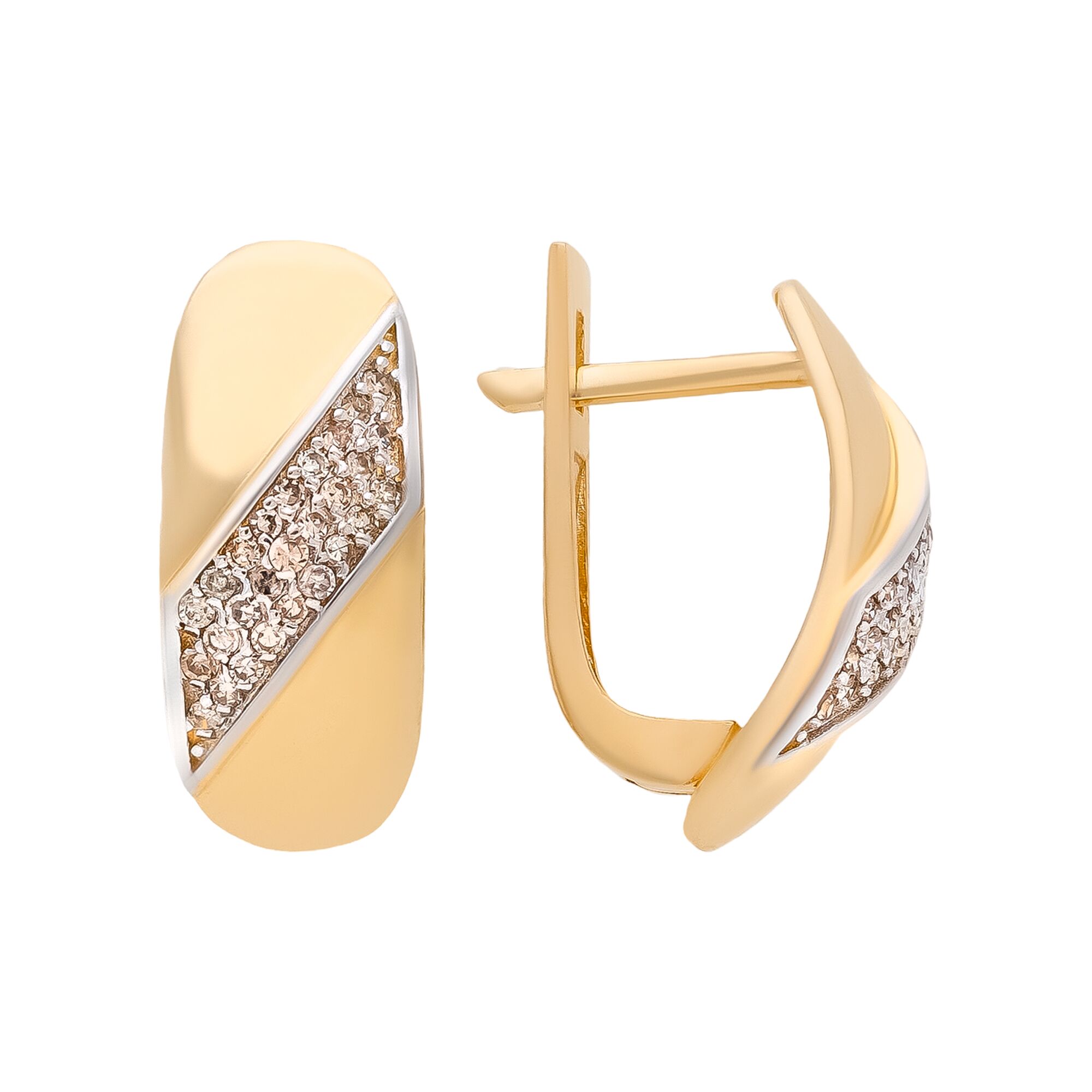 Серьги, золото, 585, 4.16г, 58928, изображение 2 | GoldMarket.kz