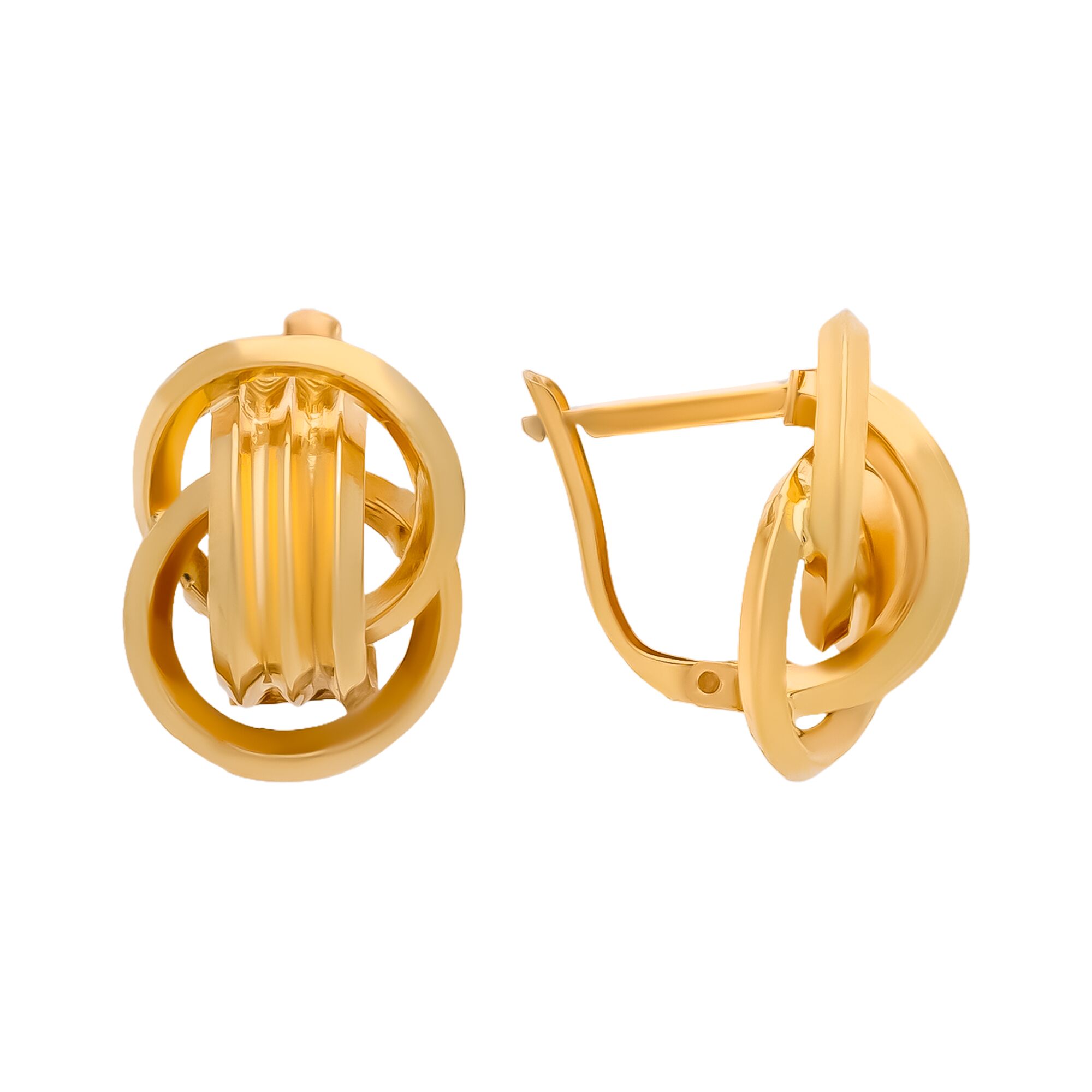 Серьги, золото, 585, 3.74г, 59058, изображение 2 | GoldMarket.kz