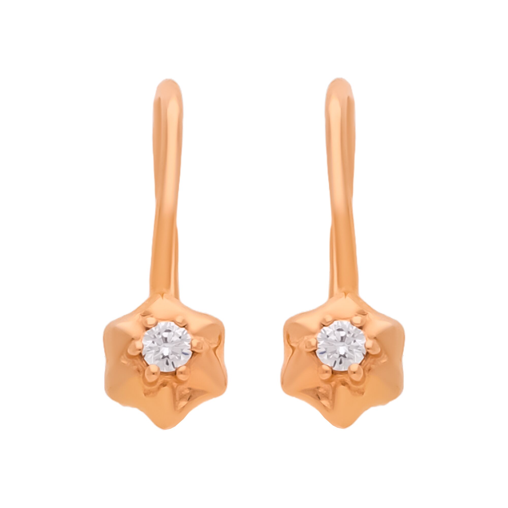 Серьги, золото, 585, 1.04г, 59065 | GoldMarket.kz