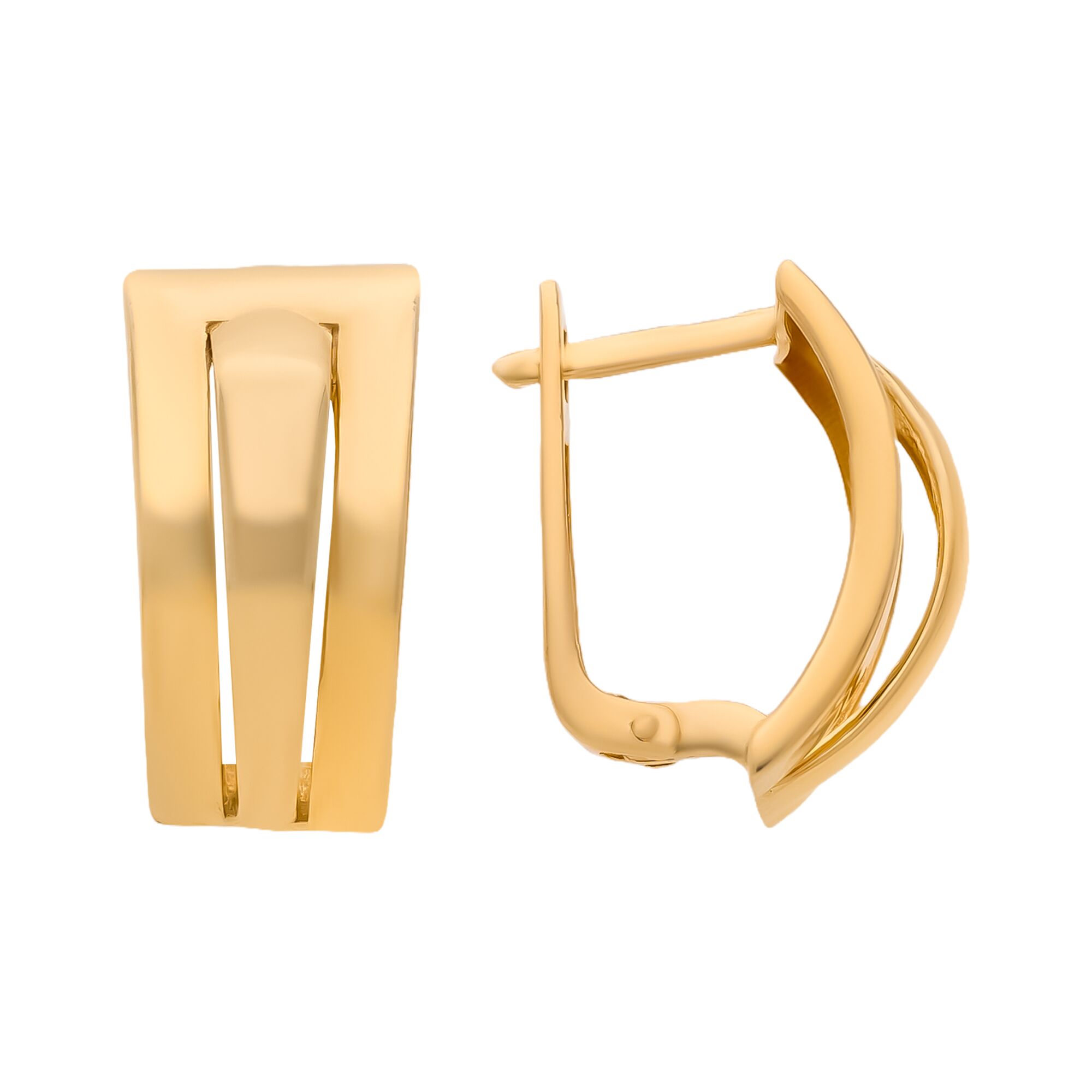 Серьги, золото, 585, 4.98г, 59074, изображение 2 | GoldMarket.kz