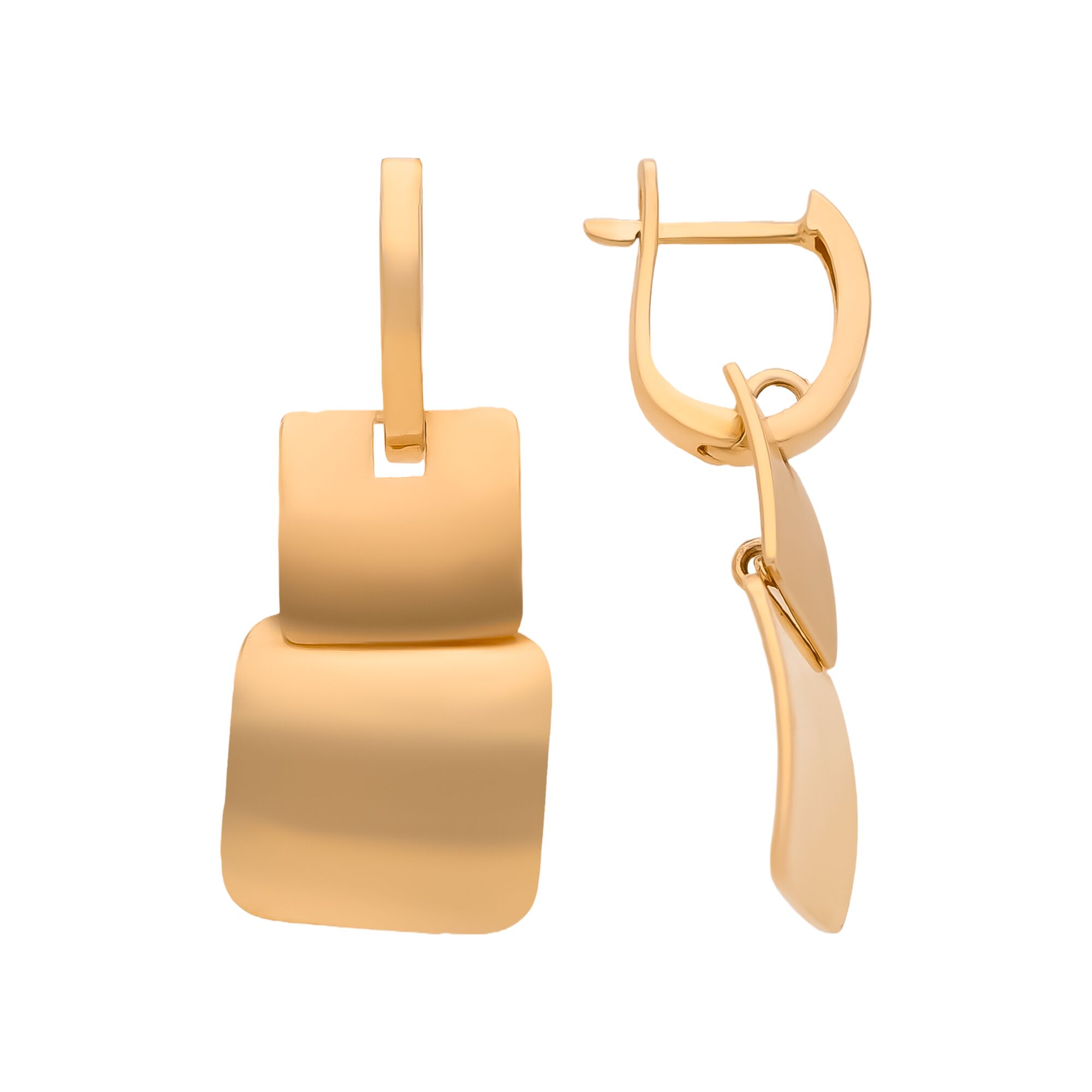 Серьги, золото, 585, 7.38г, 59082, изображение 2 | GoldMarket.kz