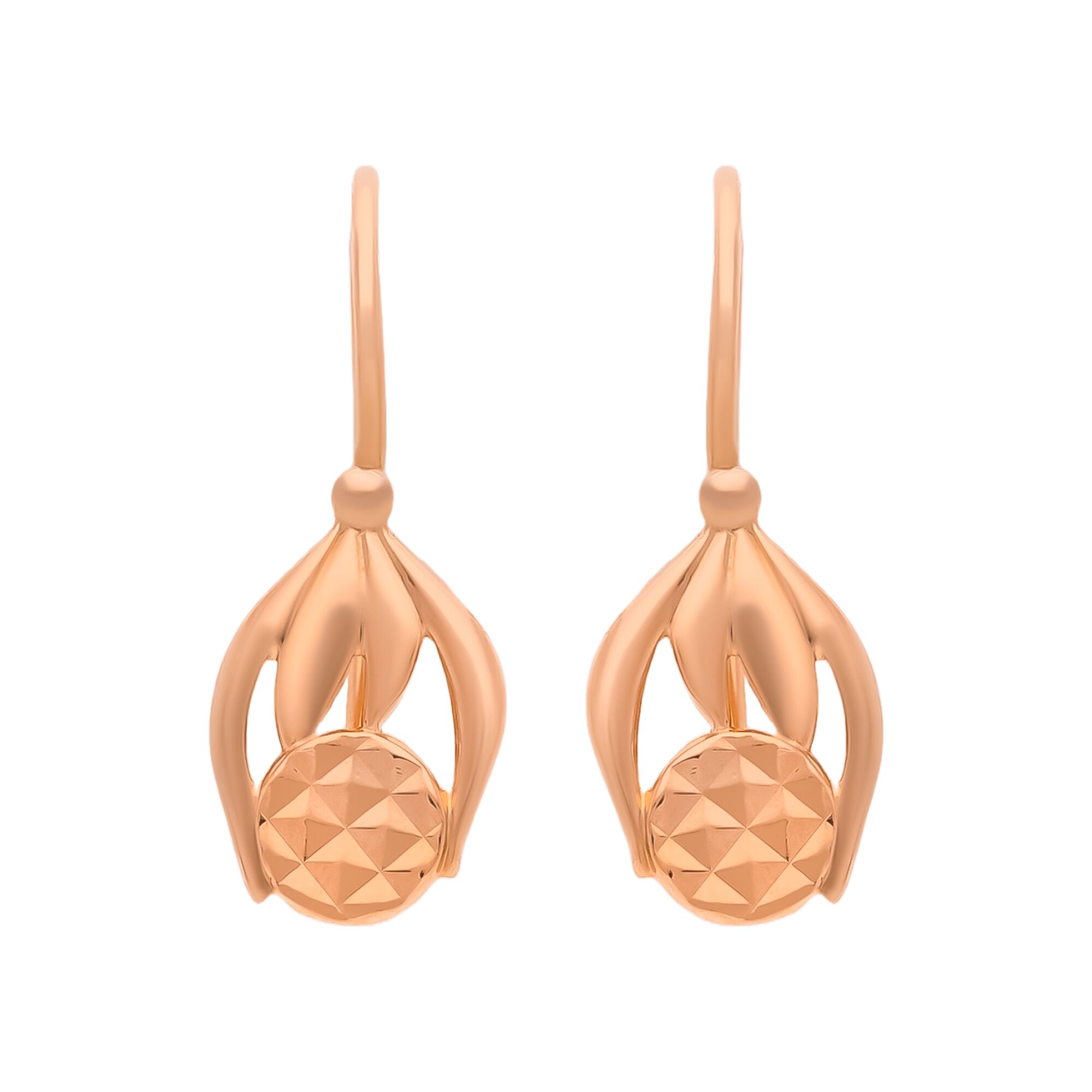 Серьги, золото, 585, 3.1г, 59101 | GoldMarket.kz