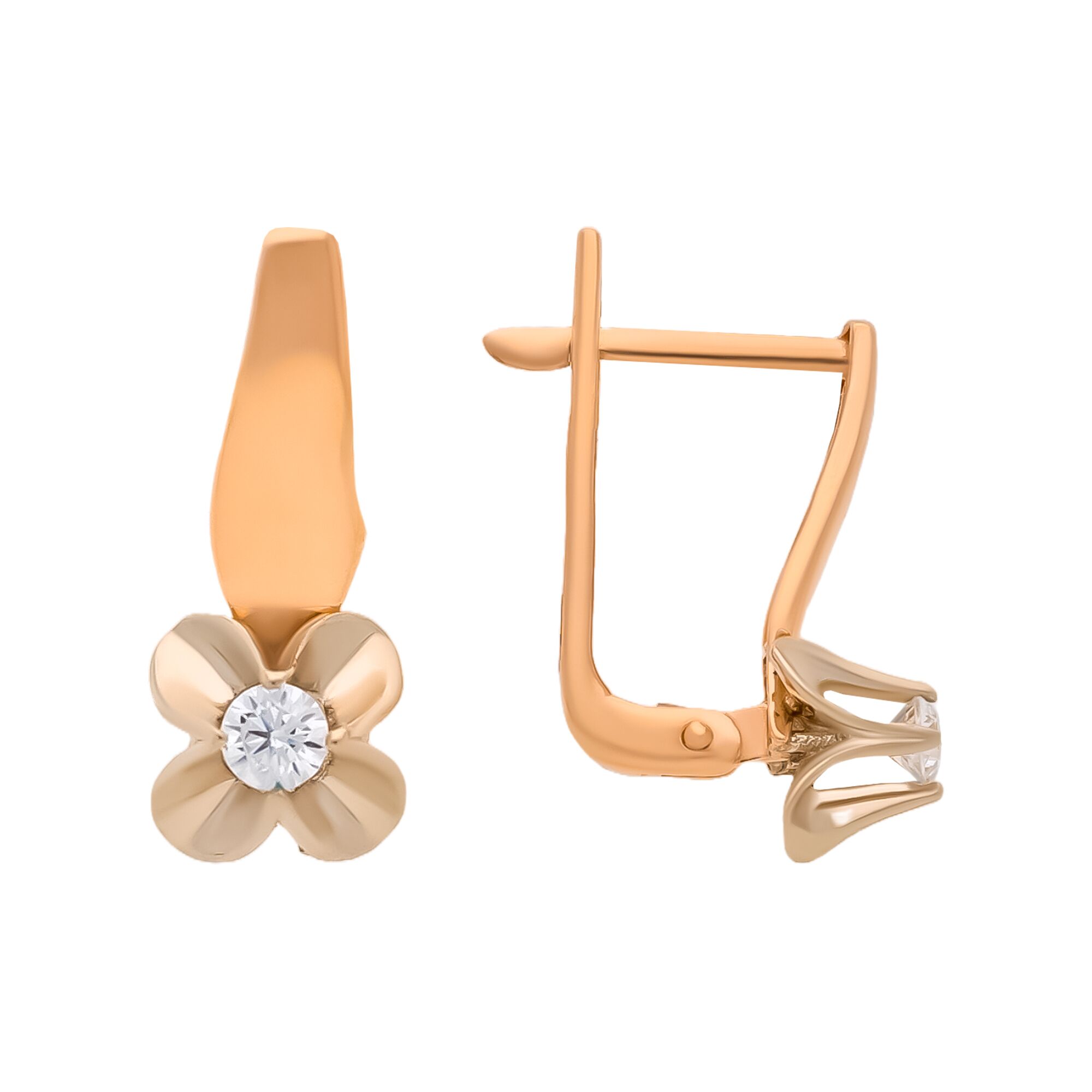 Серьги, золото, 585, 3.23г, 59109, изображение 2 | GoldMarket.kz