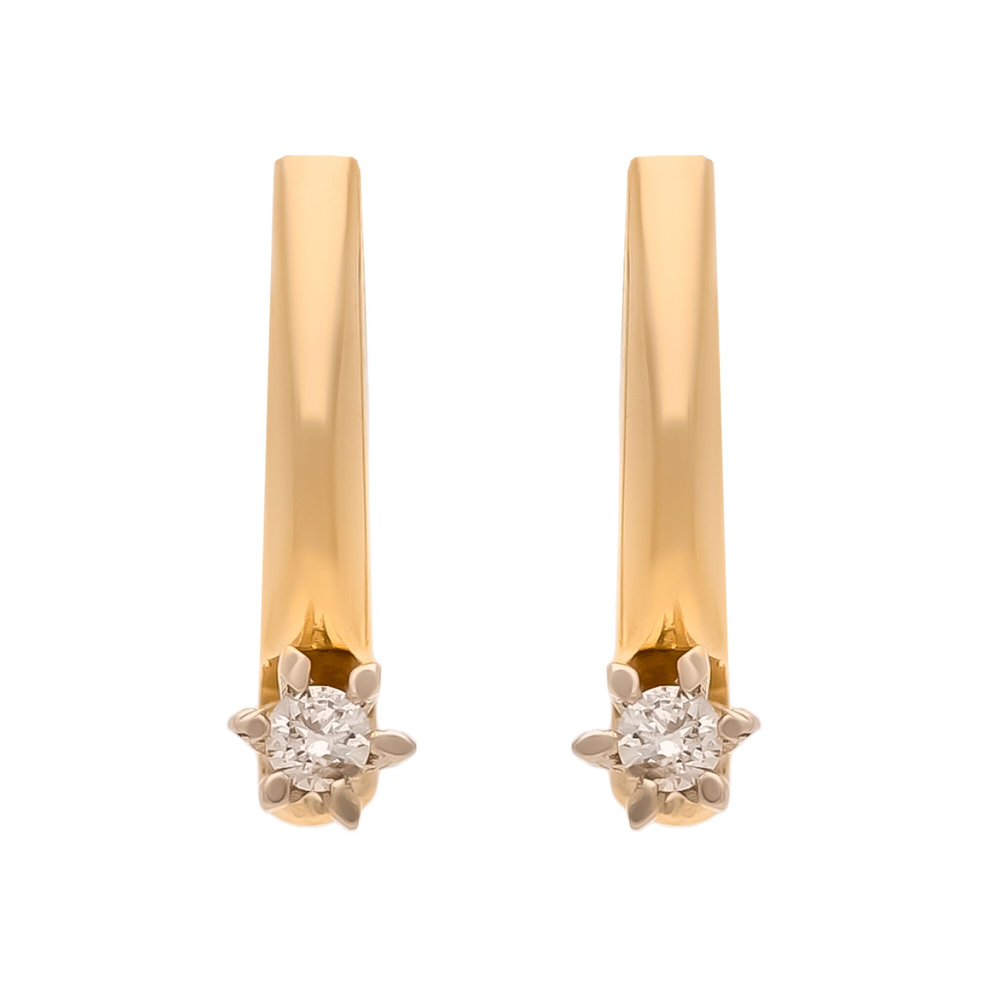 Серьги, золото, 585, 3.44г, 59121 | GoldMarket.kz